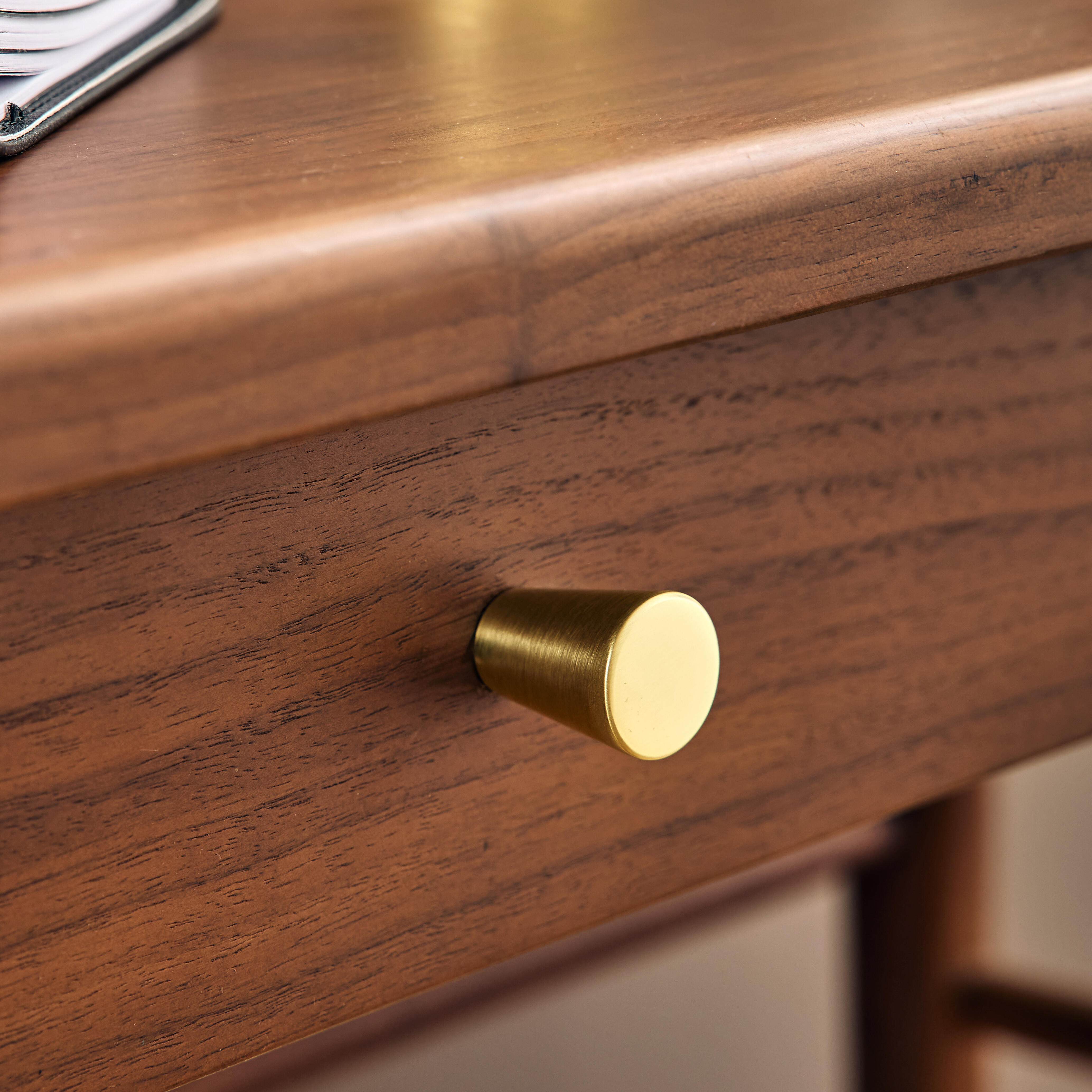 4 Puxadores alumínio escovado latão 19 mm Inspire Lima - 8