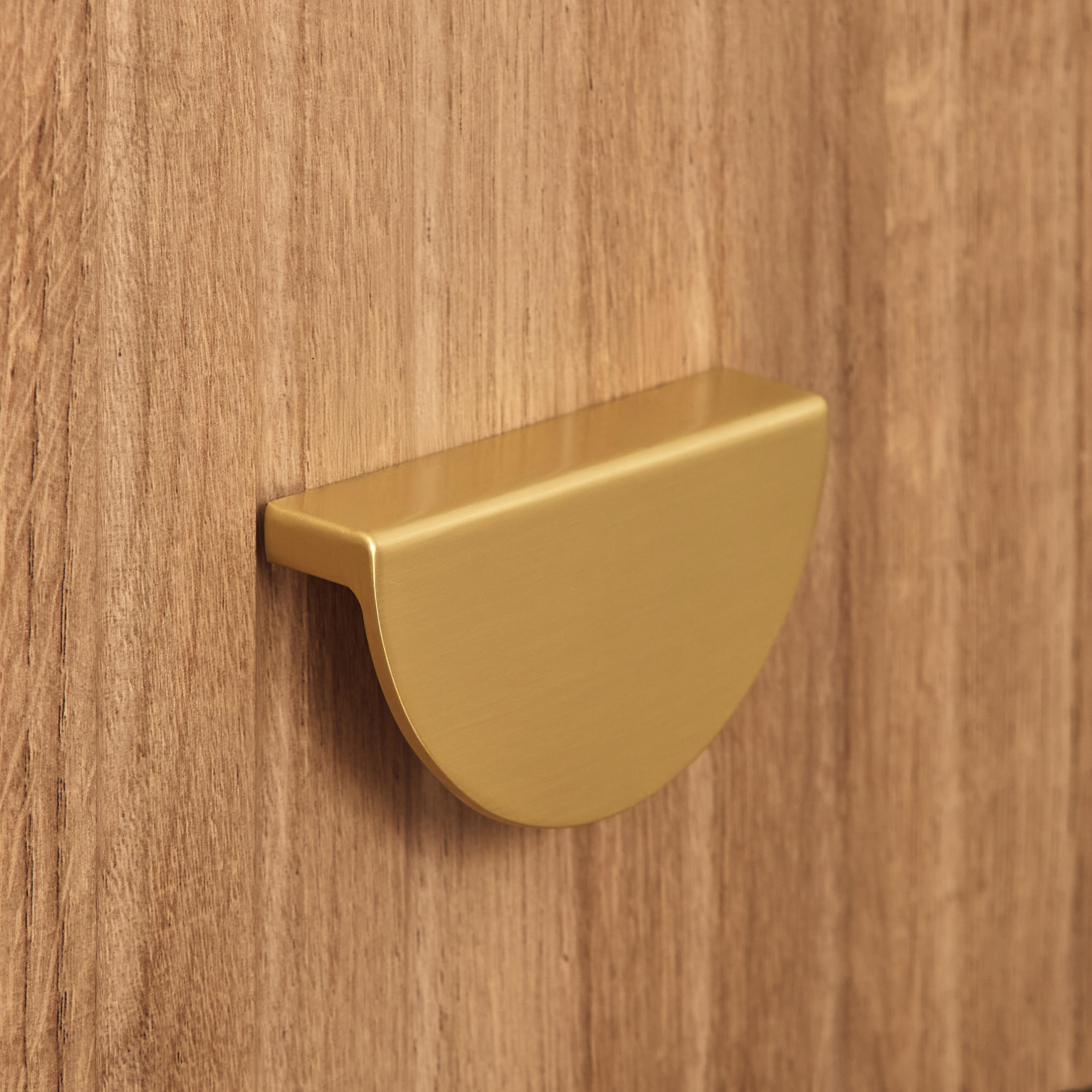 2 Puxadores para móvel alumínio escovado latão 100 mm Inspire Celian - 10