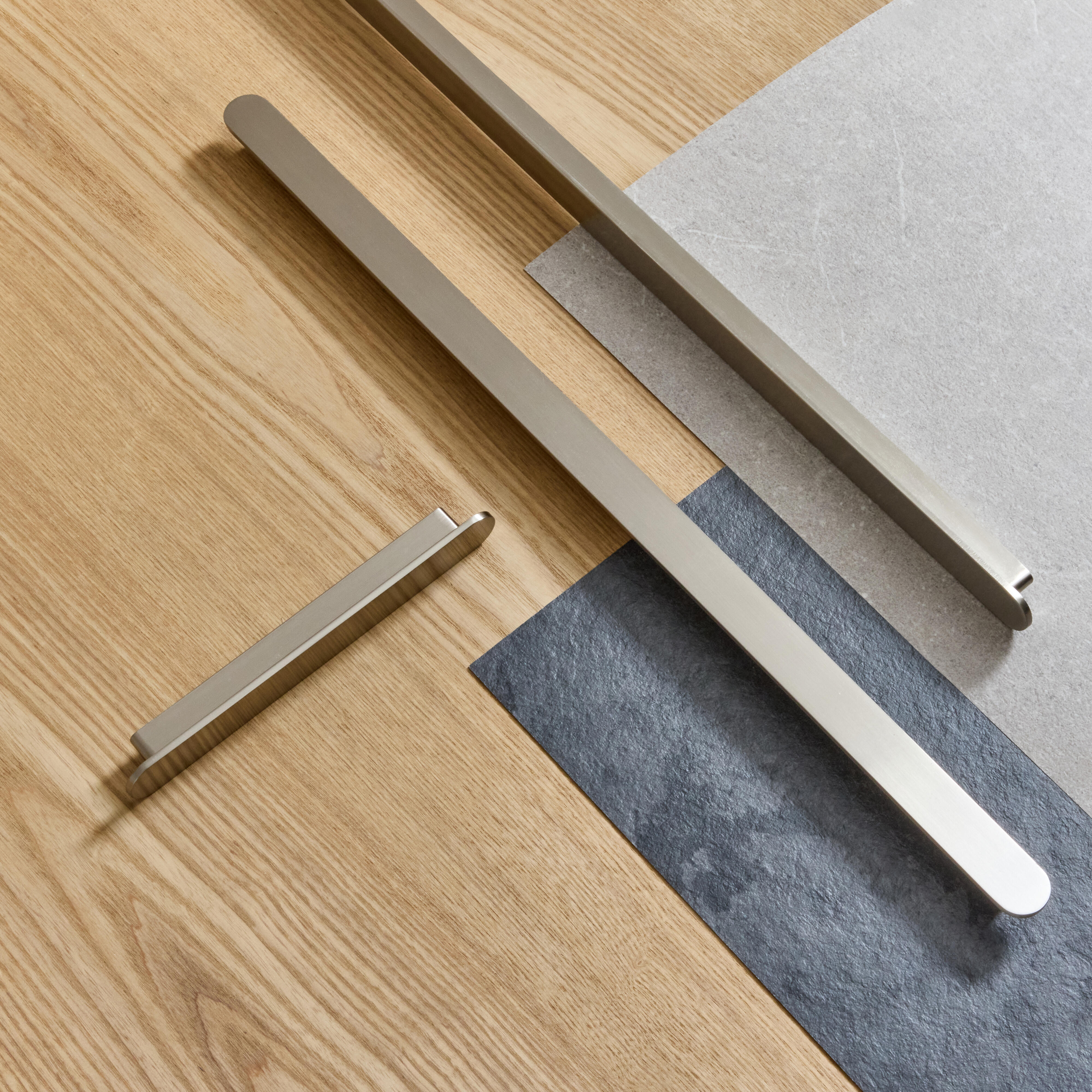 4 Puxadores para móvel alumínio escovado níquel 128 mm Inspire Java - 4