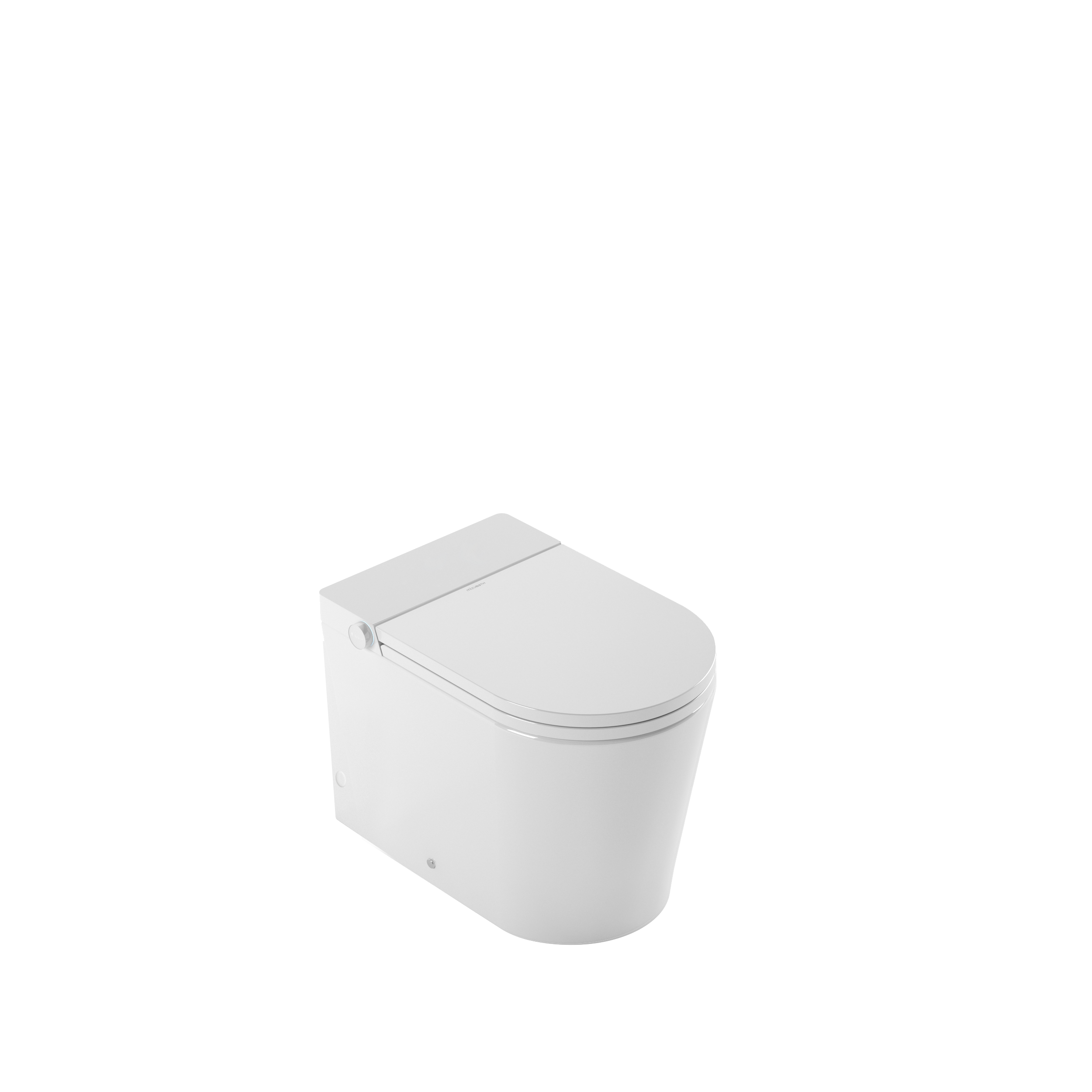 Inodoro japonés mizubath rada basic in-tank blanco salida vertical y cánulas de limpieza automáticas, con higiene intima avanzada