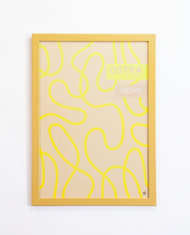 Cadre Ostra, H.42 x l.29 cm ocre, ARIANE
