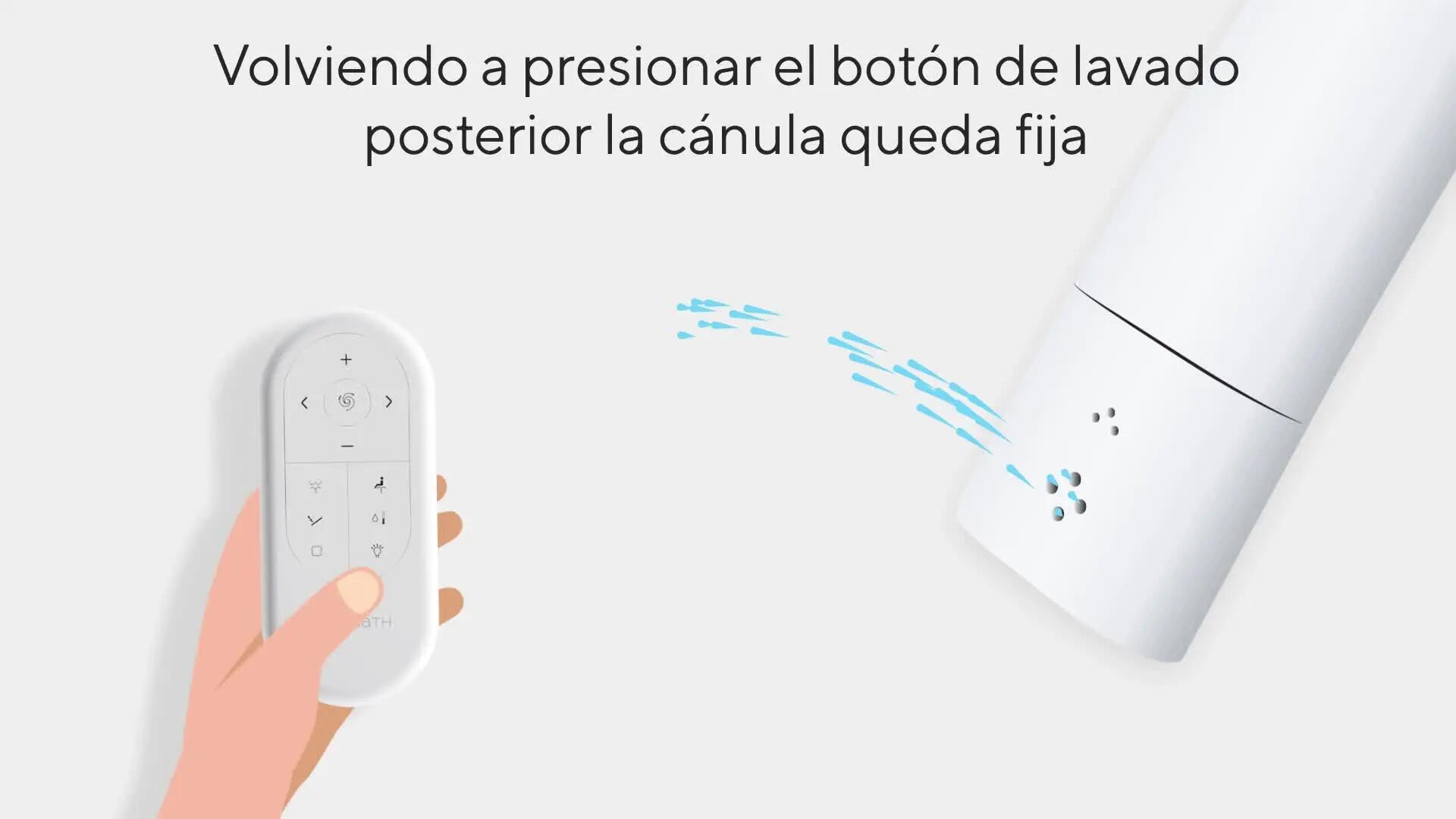 Inodoro japonés MIZUBATH Rada Basic In-tank blanco salida vertical y cánulas de limpieza automáticas, con higiene intima avanzada - 9
