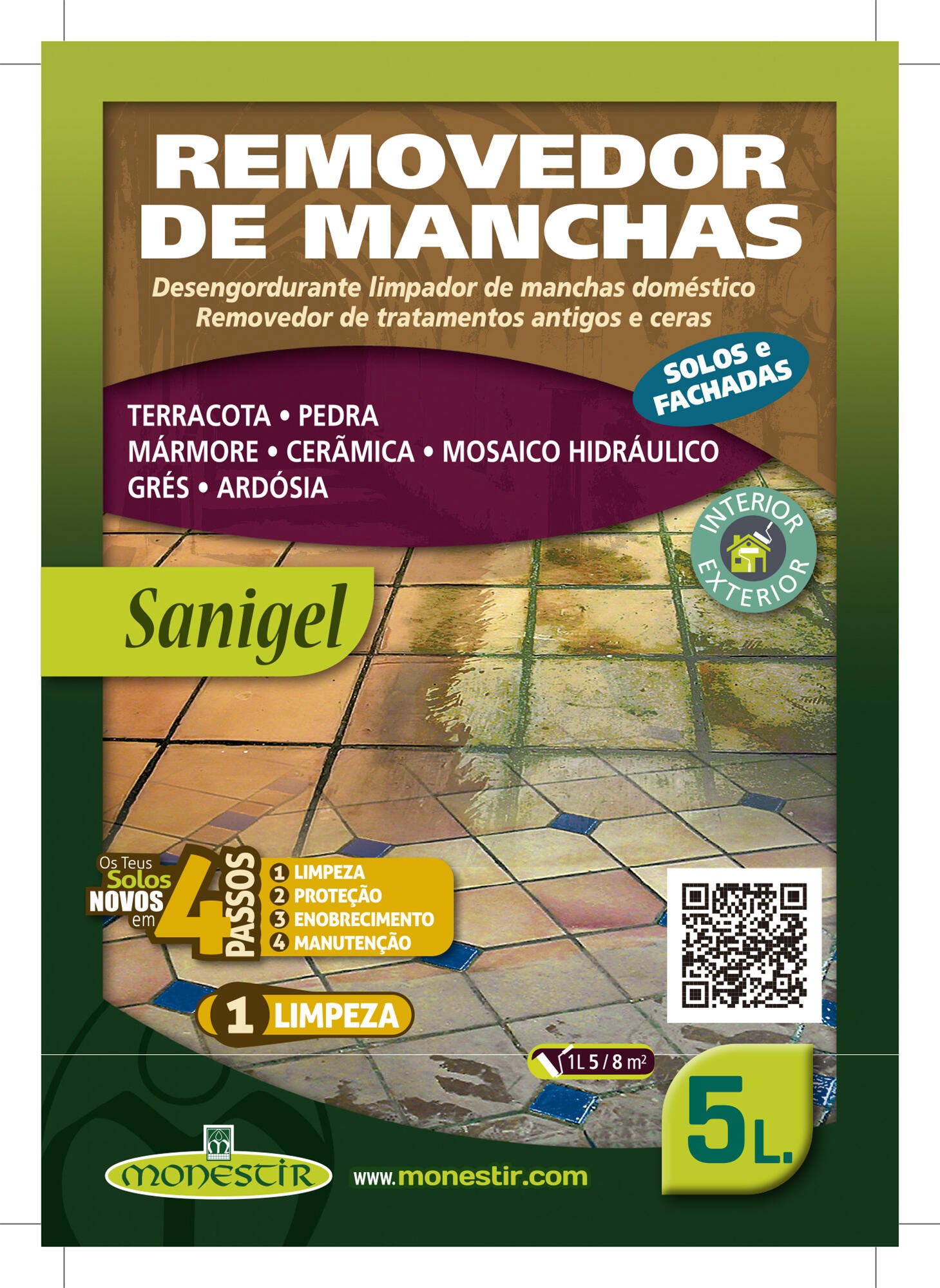 Sanigel remove manchas chão 1 L Monestir - 7