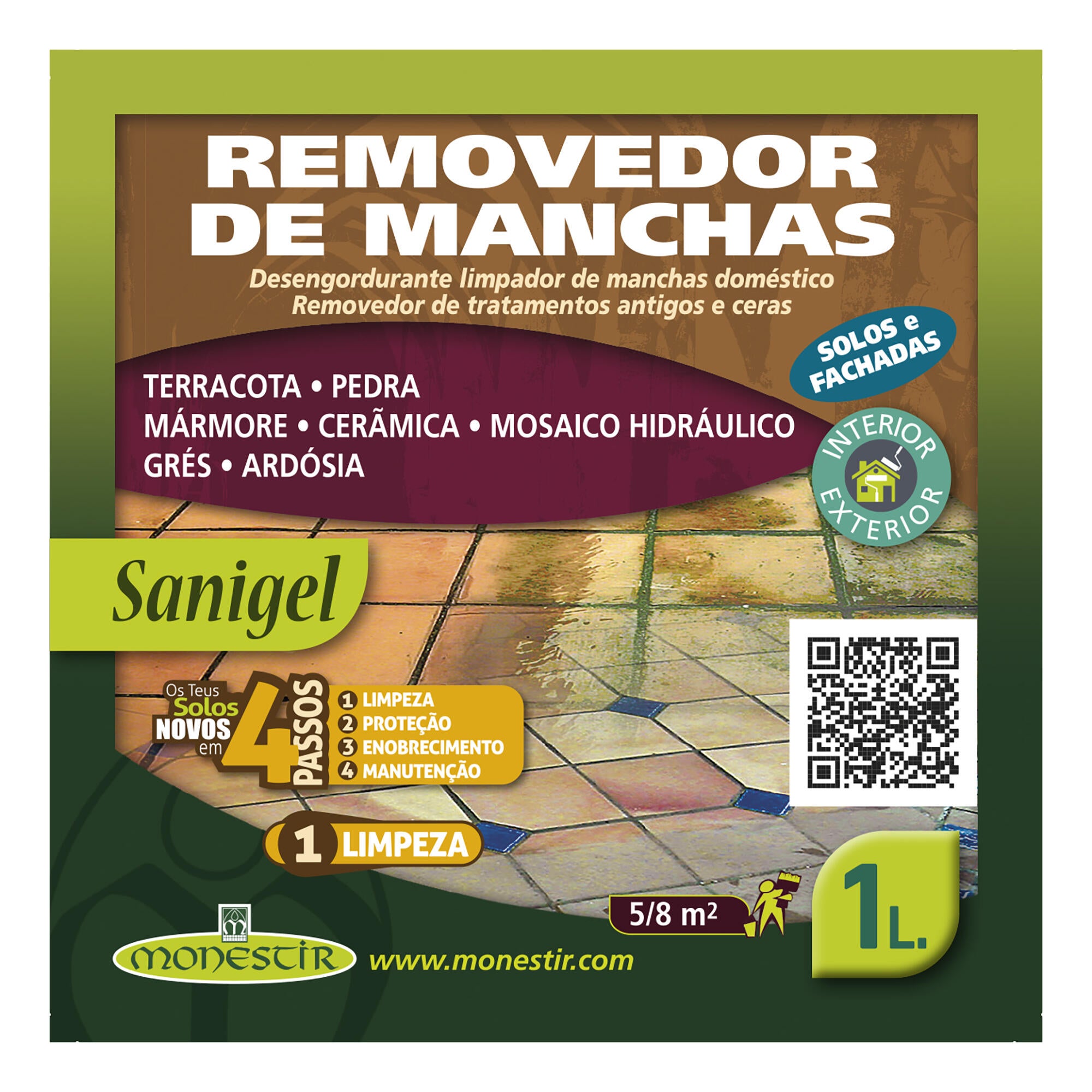 Sanigel remove manchas chão 1 L Monestir - 5