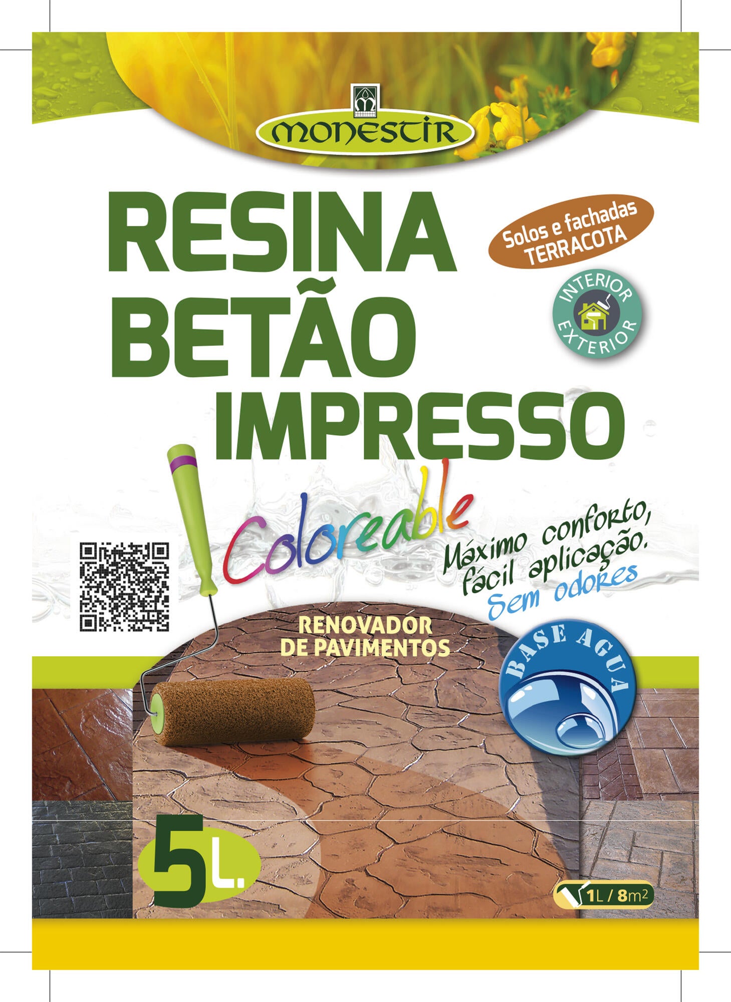 Resina para pavimento á base de agua Monestir 5l - 4