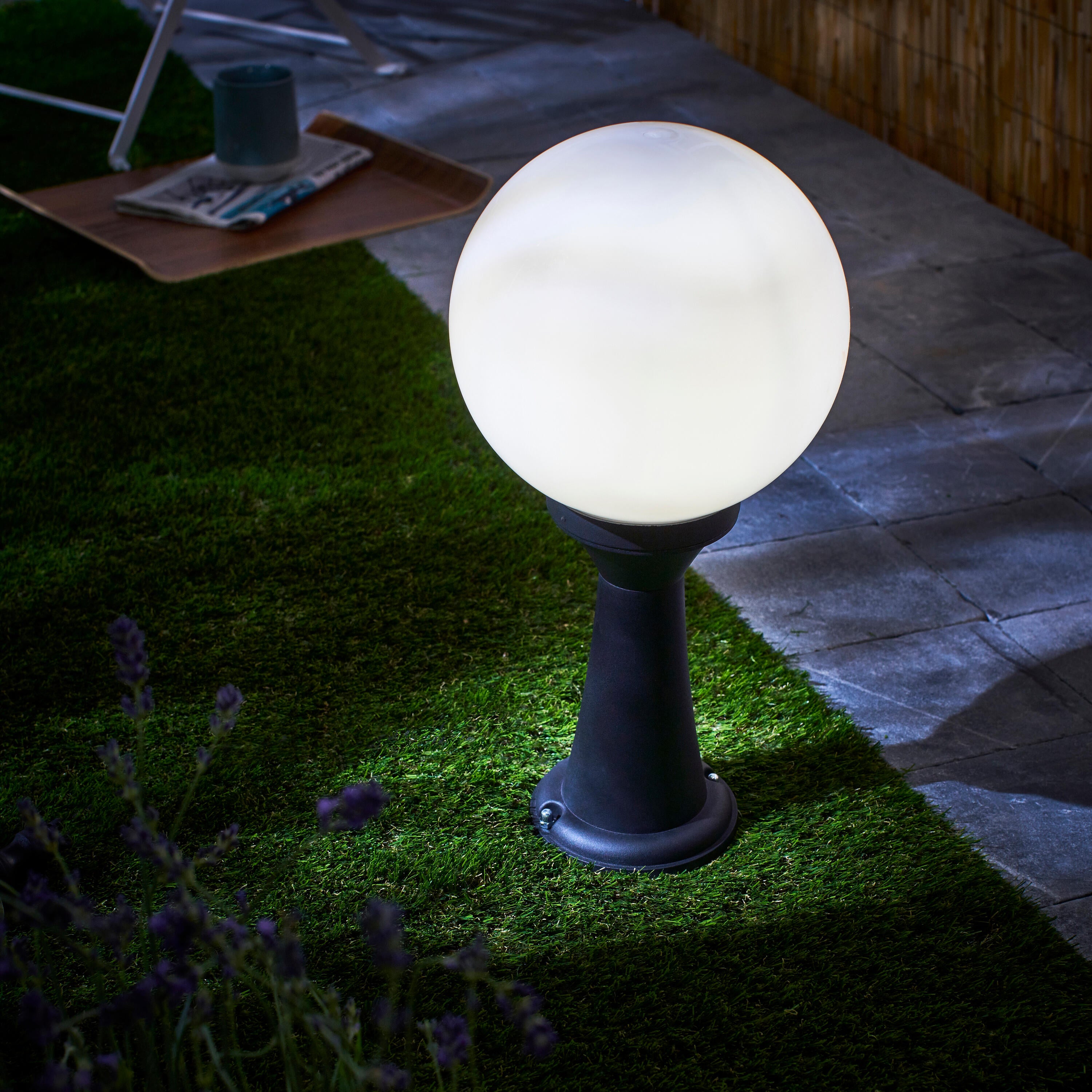 Lampa ogrodowa stojąca DIFF IP44 czarna E27 INSPIRE - 2