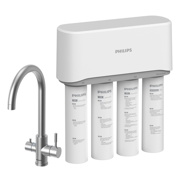 Equipo ósmosis inversa PHILIPS AUT3268/10 4 etapas con grifo