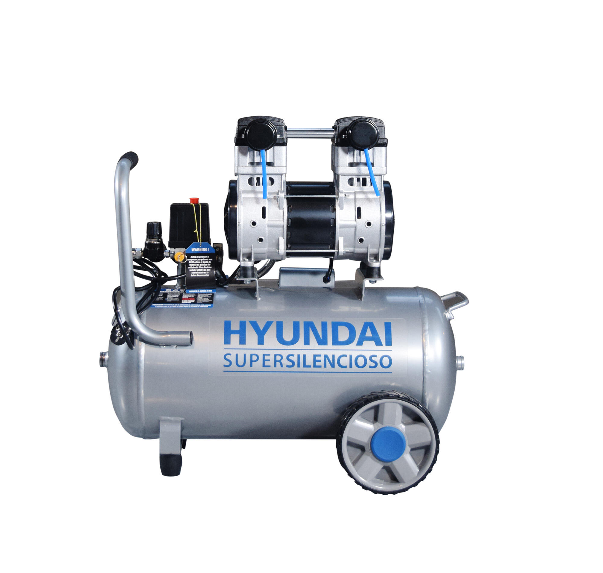 Compressor silencioso 1500 W 50 L Hyundai HYAC50-2S - 2