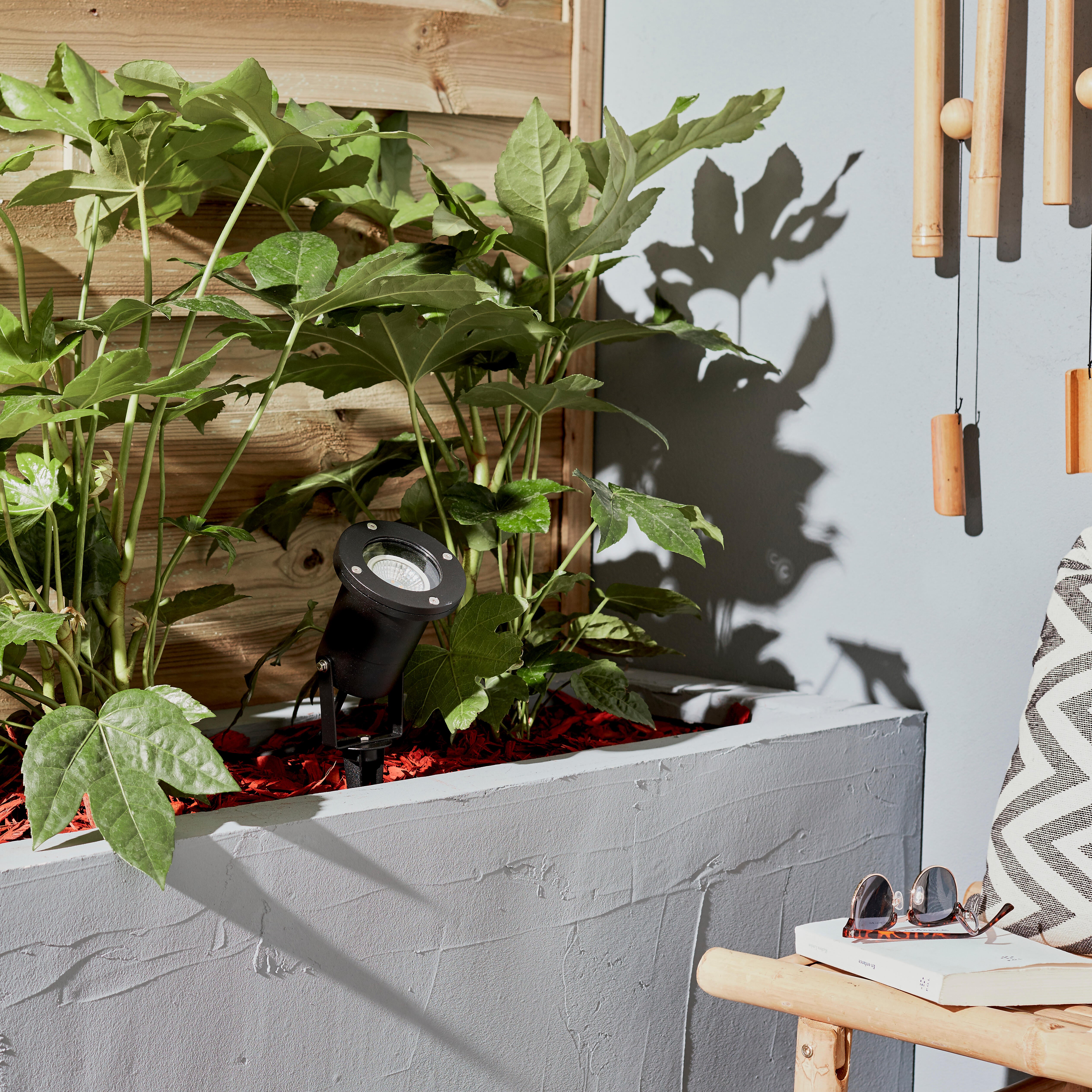 Reflektor ogrodowy ADA IP44 czarny aluminium GU10 INSPIRE - 6