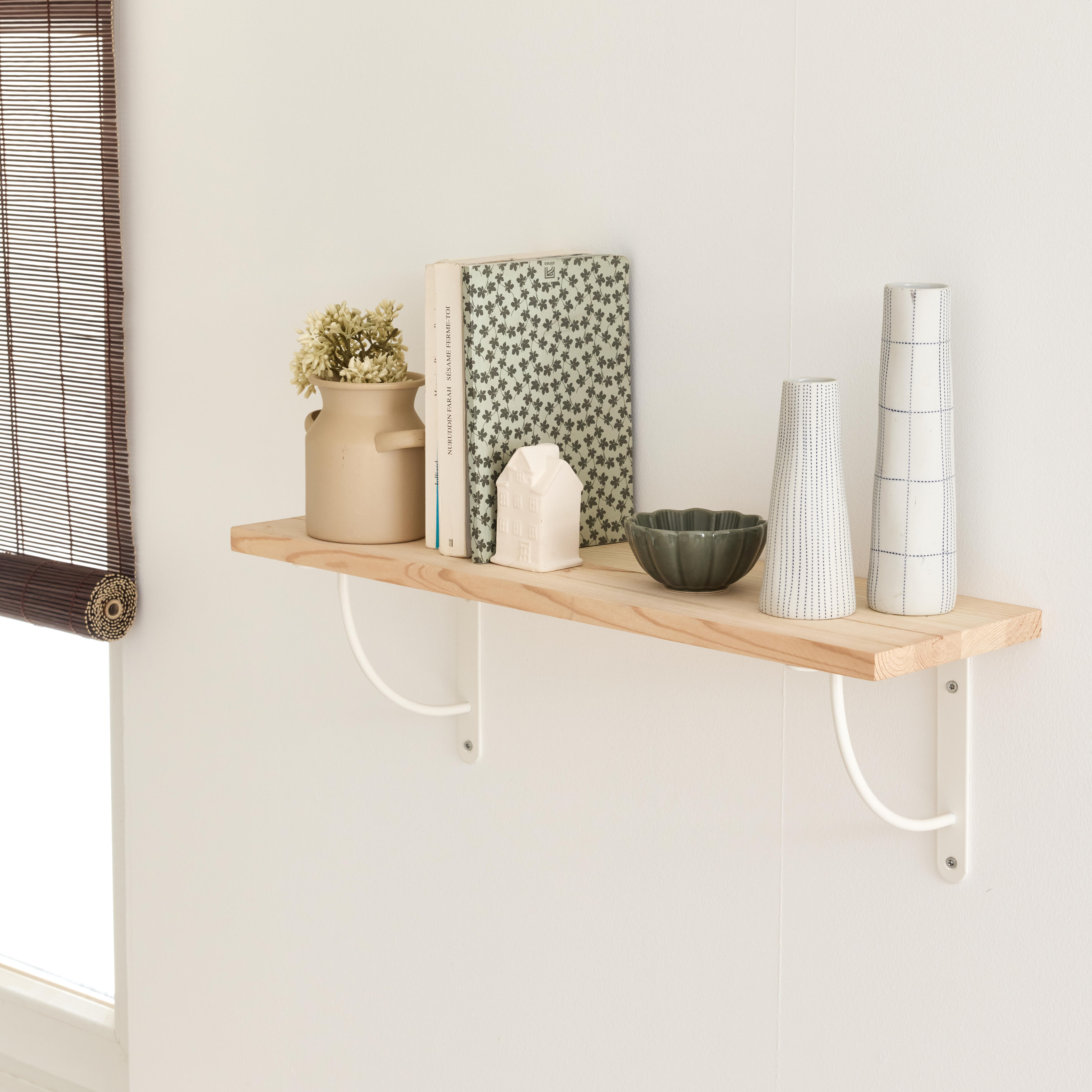 Suporte para prateleira aço branco 18x18 cm 30 kg Bibop - 9