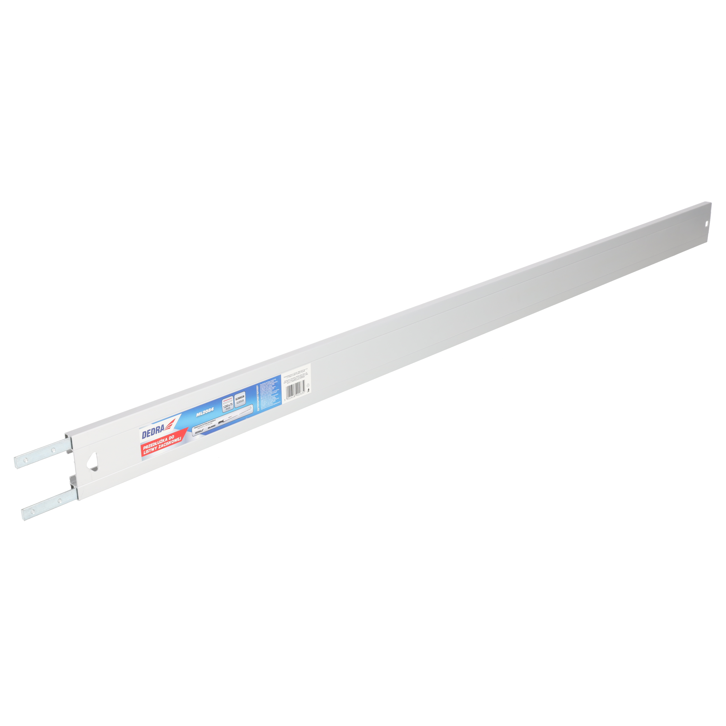 Przedłużka do listwy zaciskowej 1250x72 mm Dedra