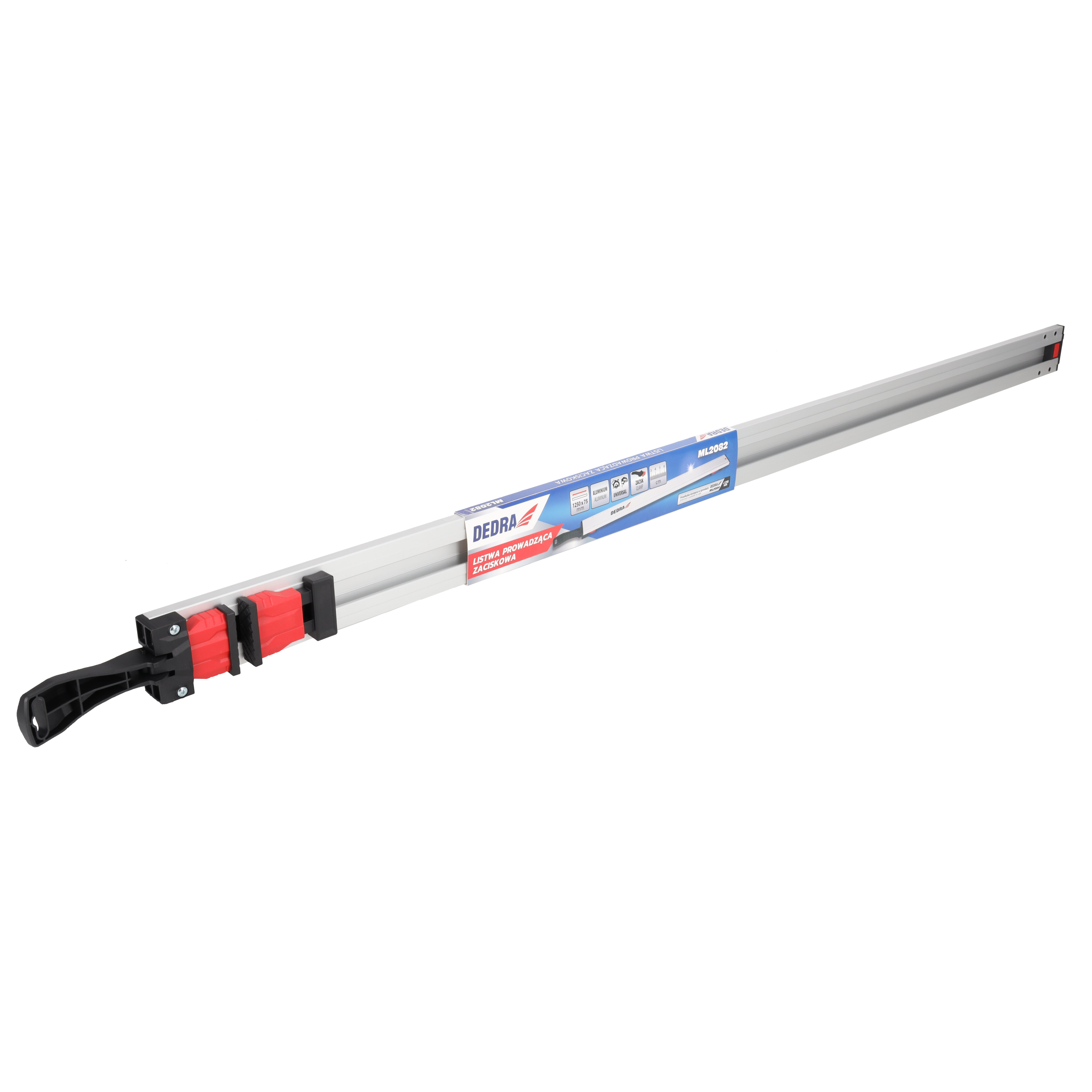 Listwa prowadząca zacisk 1250x72 mm aluminiowa