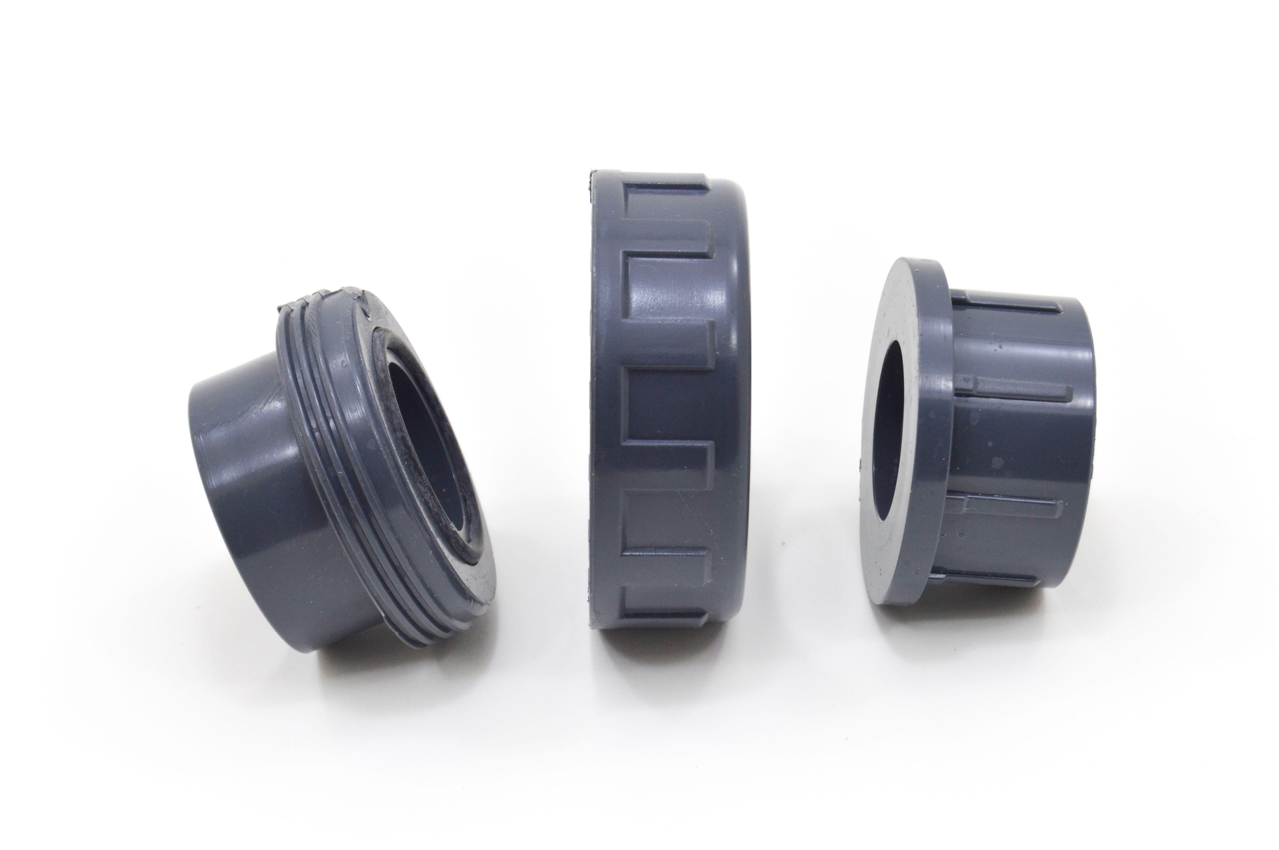 Enlace de 3 piezas de PVC presión Ø 50 mm conexión hembra-hembra - 3