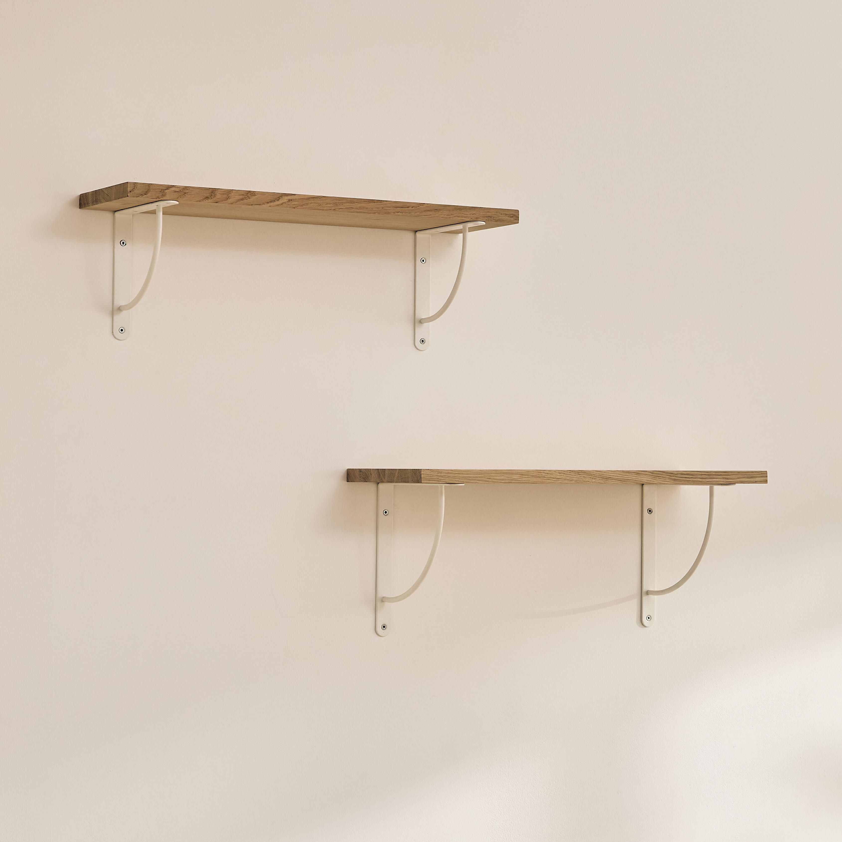 Estante mural SPACEO roble macizo 600X260X18 mm - 14