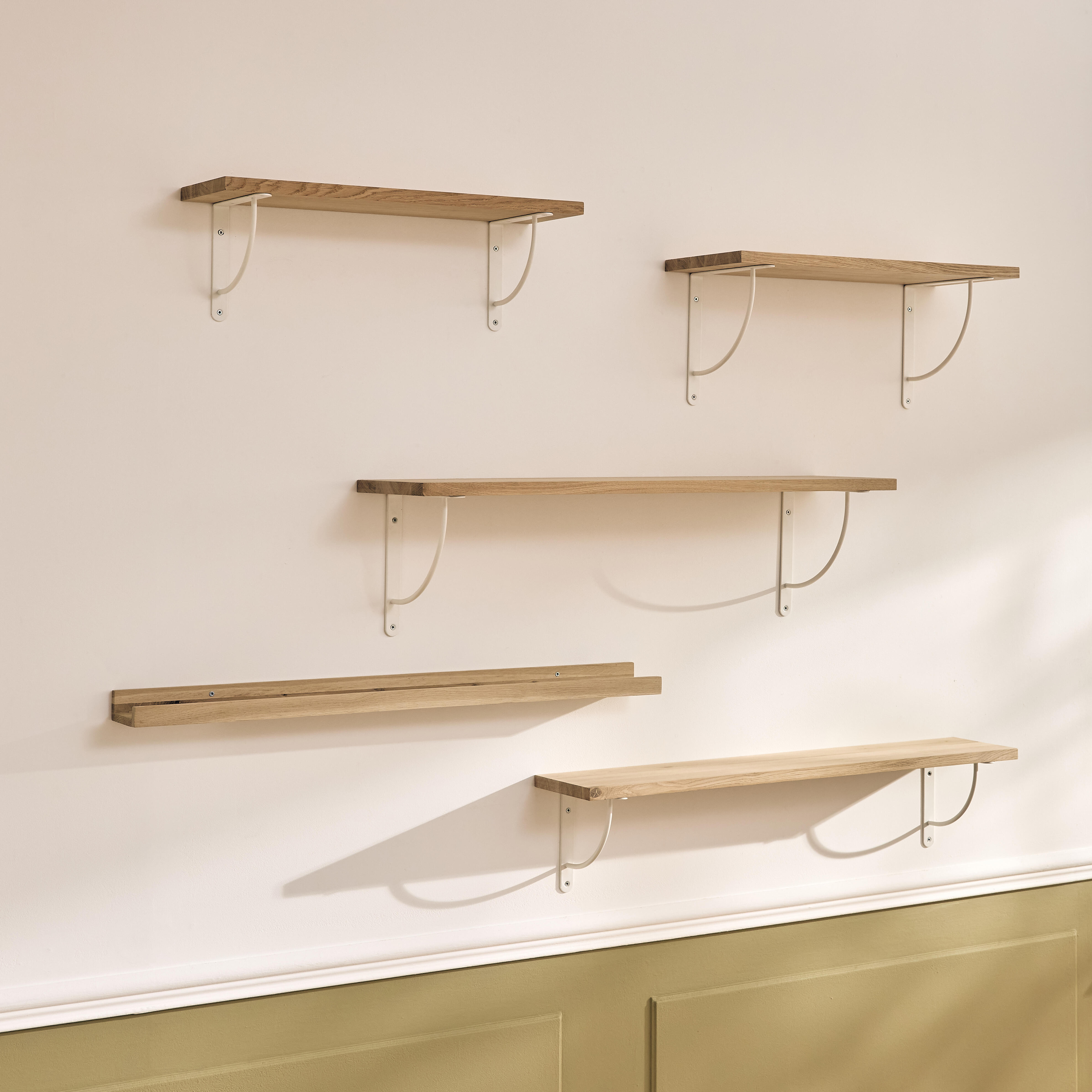 Estante mural SPACEO roble macizo 900X180X18MM - 13