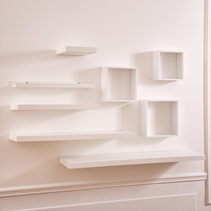 Gamme étagères blanches