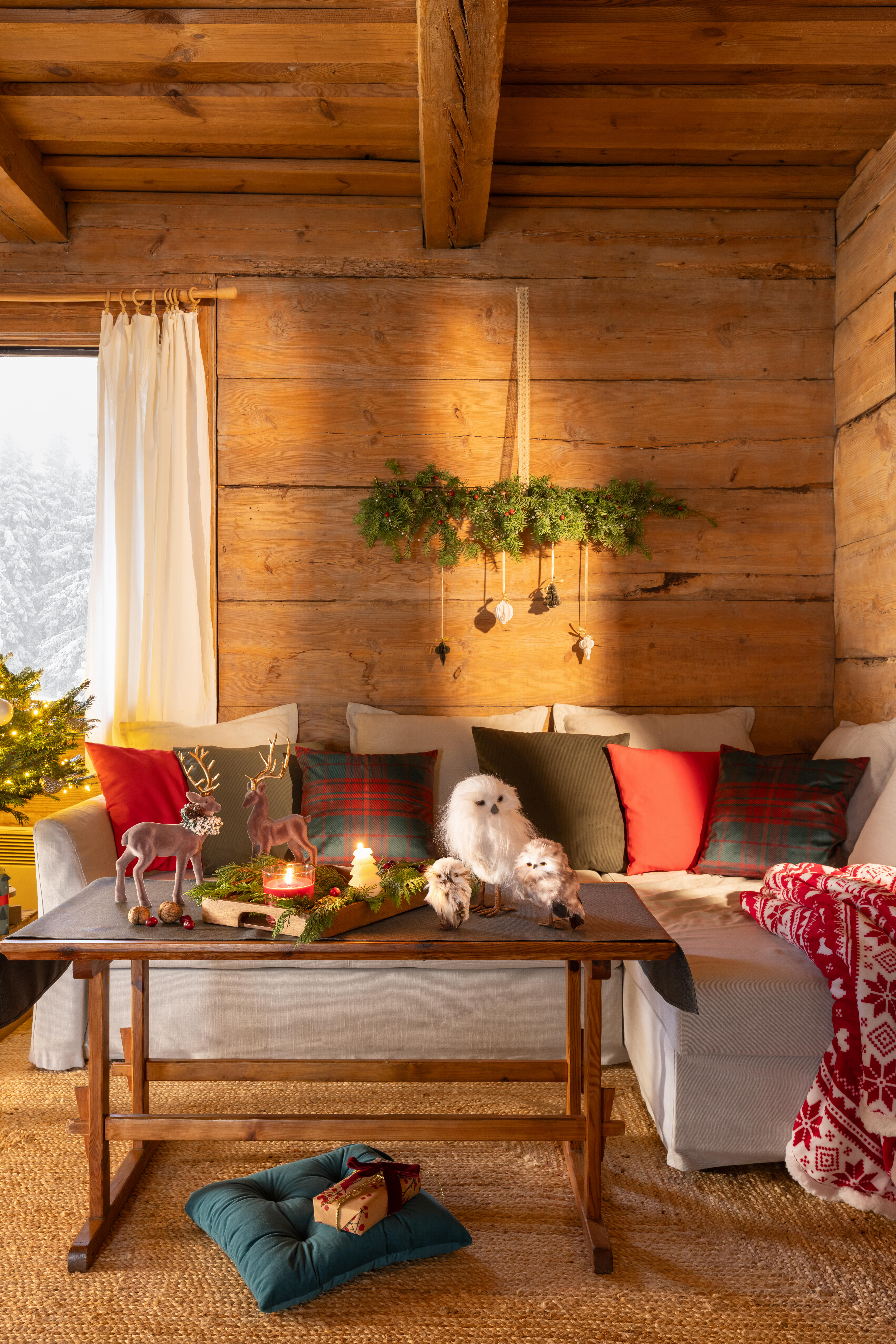 Poduszka na krzesło Loic zielona 40 x 40 x 6.5 cm Inspire - 2