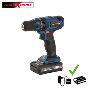 Wiertarko-wkrętarka akumulatorowa DT-CD 18V 35 NM z ładowarką i