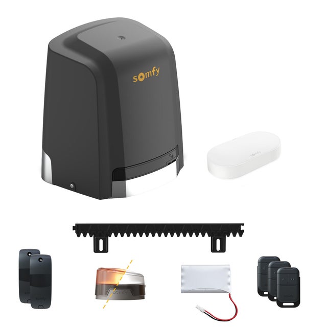 Moteur portail coulissant Slidymoove 600 XL Connect cache cremaillère compatible