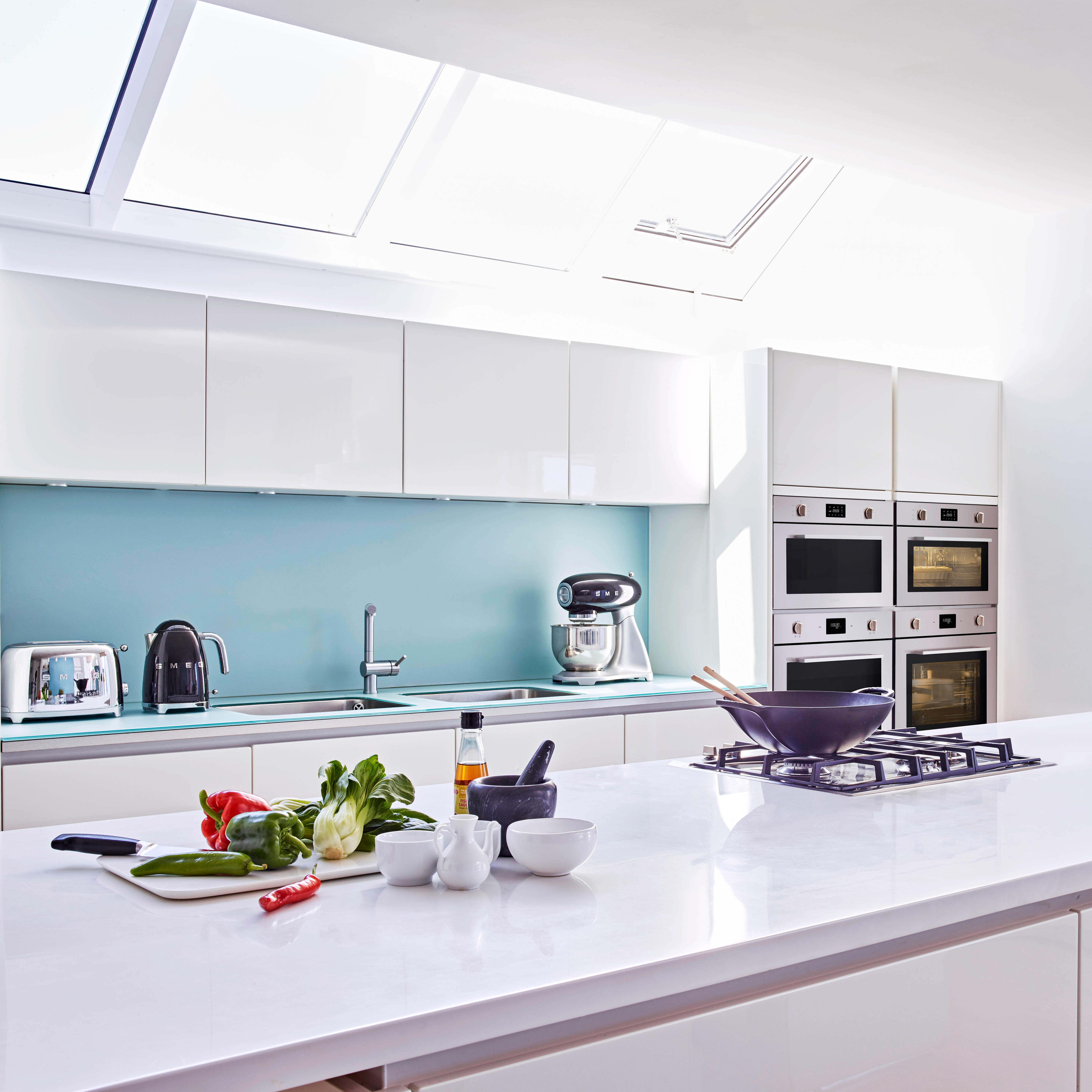 Four pyrolyse chaleur tournante SMEG SFP6401TVX1 Inox gris - 4