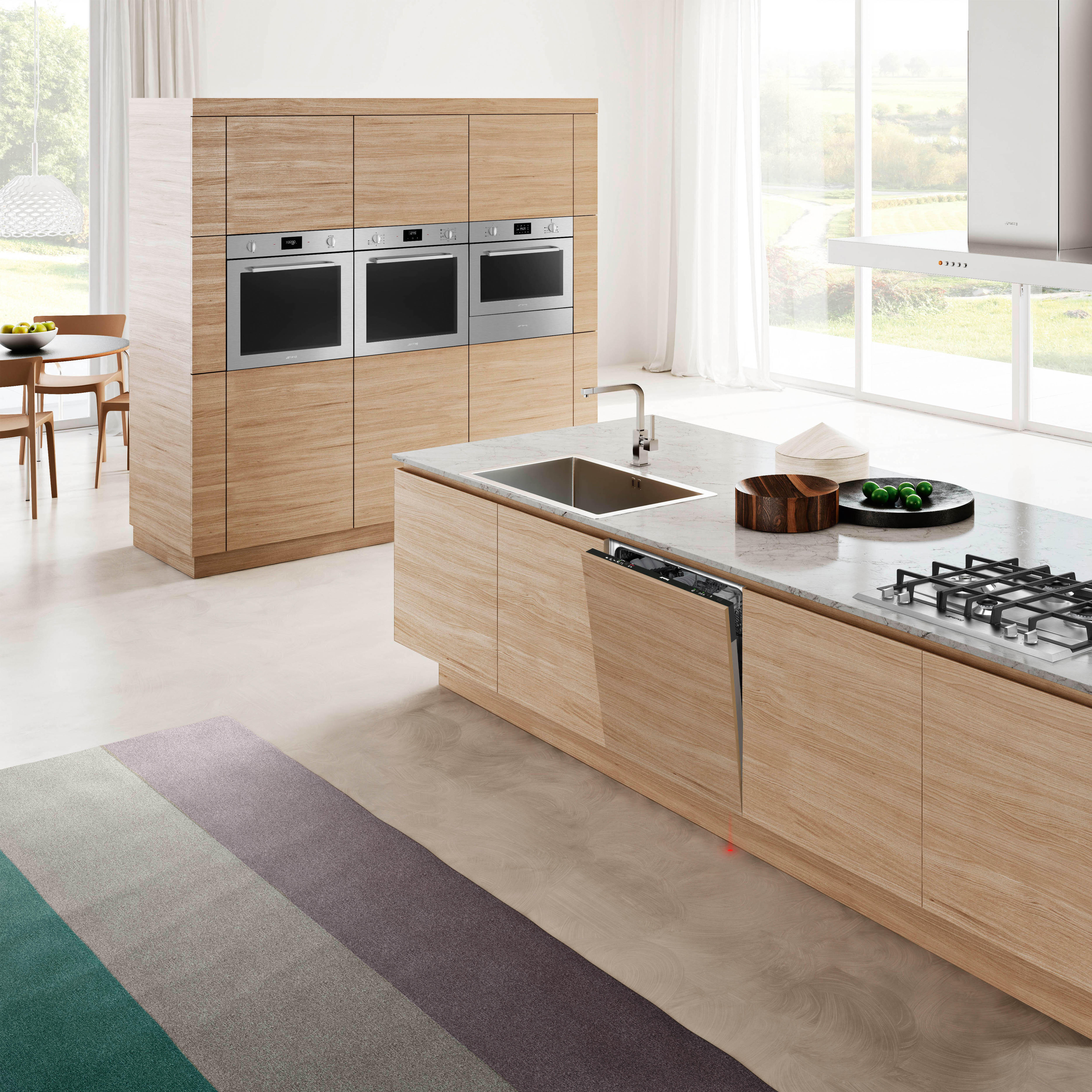 Four pyrolyse chaleur tournante SMEG SFP6401TVX1 Inox gris - 3