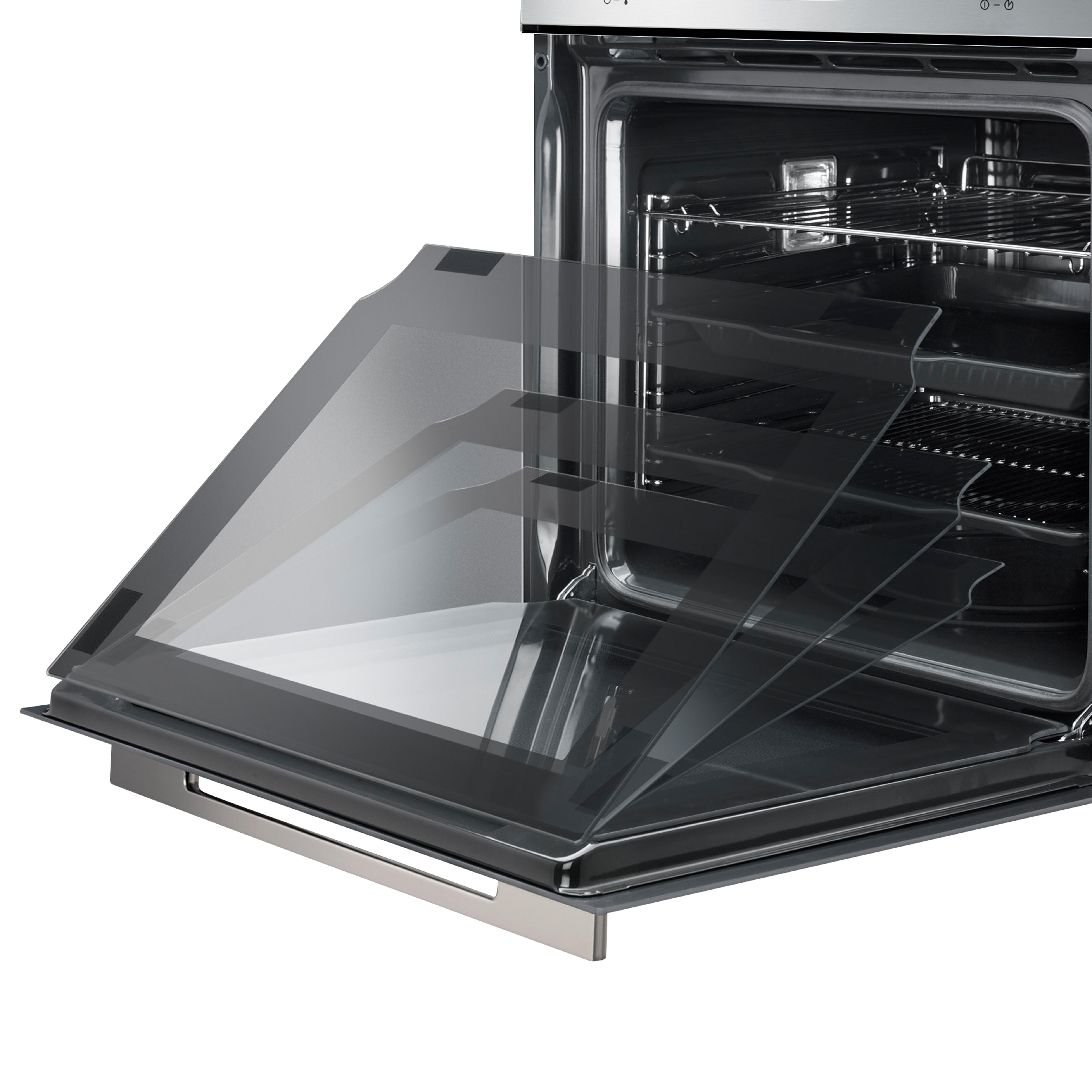 Four pyrolyse chaleur tournante SMEG SFP6401TVX1 Inox gris - 2