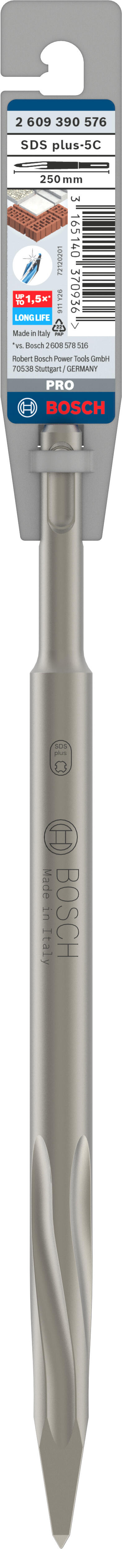 Burin pointu pour béton SDS Plus, L.250 mm BOSCH PRO