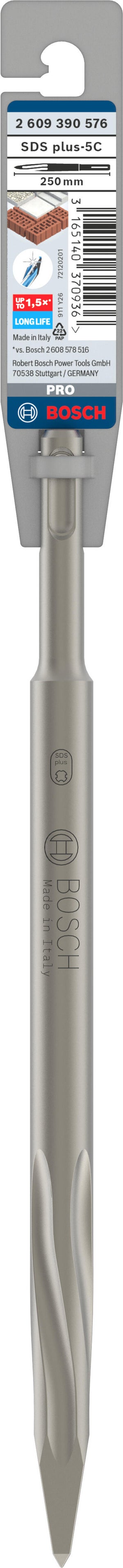 Bosch 1618630002 Burin Pointu à Emmanchement Six Pans (Extrémité