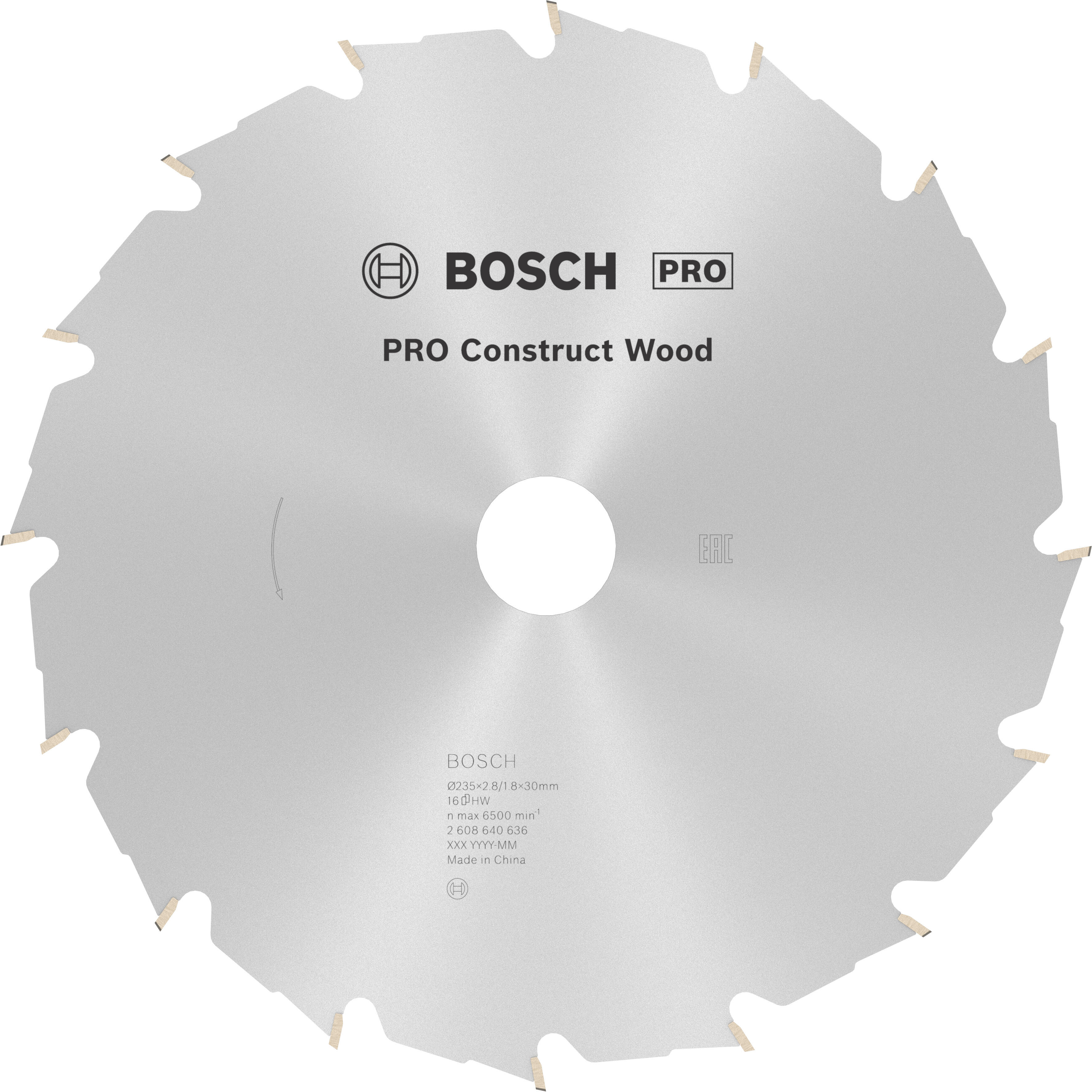 Lame de scie circulaire de construction BOSCH PRO 235 x 30 x 2,8 mm 12 dents - 2