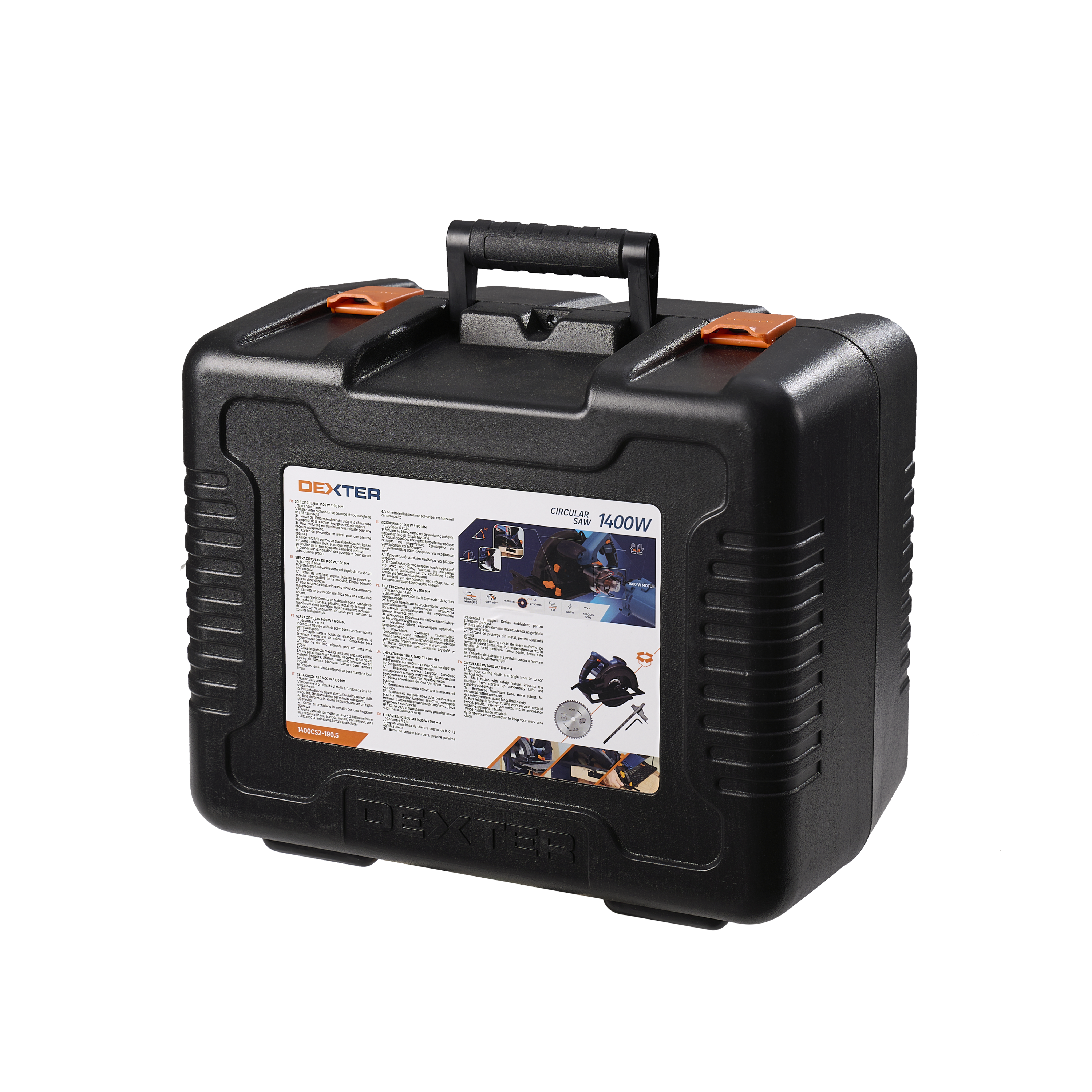 Scie circulaire filaire DEXTER, 1400 W, 190 mm - 12