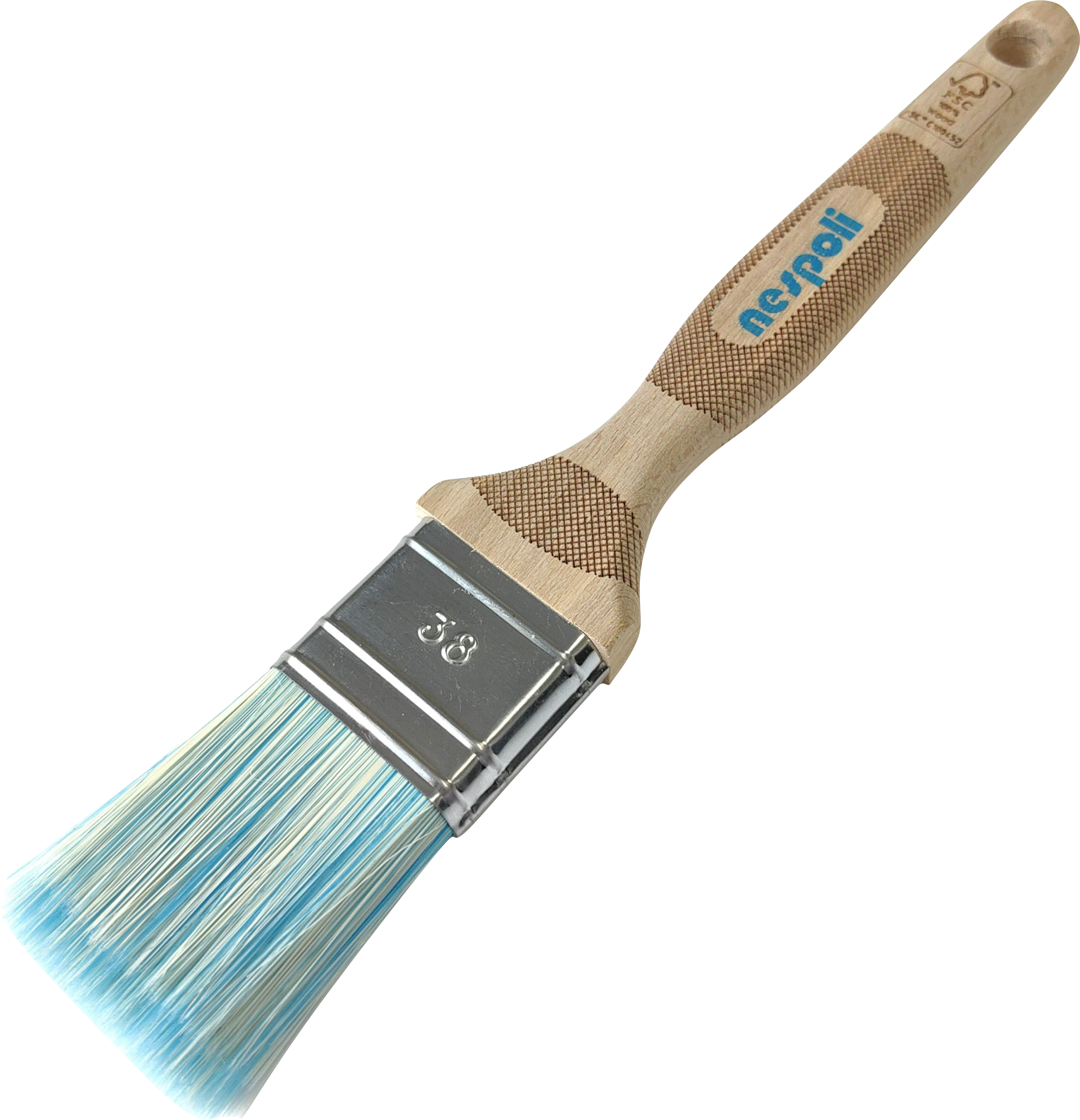 Pędzel płaski do akryli LaserTouch 38 mm Nespoli
