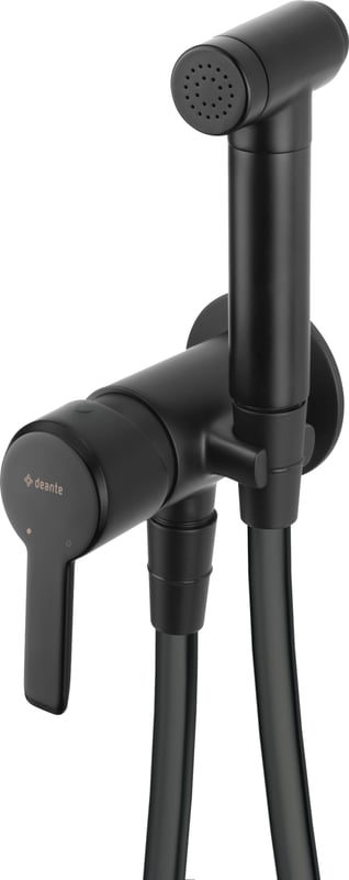 Bateria podtynkowa bidetowa Cejlo Czarna Deante