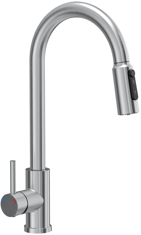 Bateria kuchenna Carito stal trójdrożna z wyciąganą wylewką Quadron