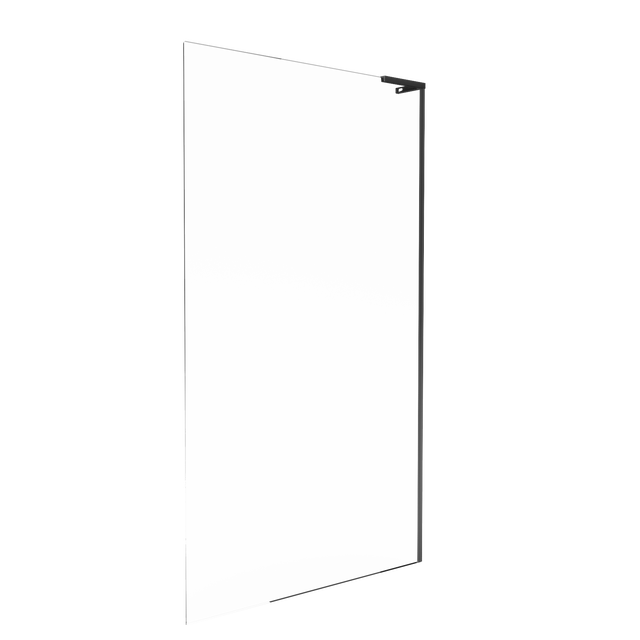 Kabina Walk-in Pure 100x200 transparentna profil czarny Durasan