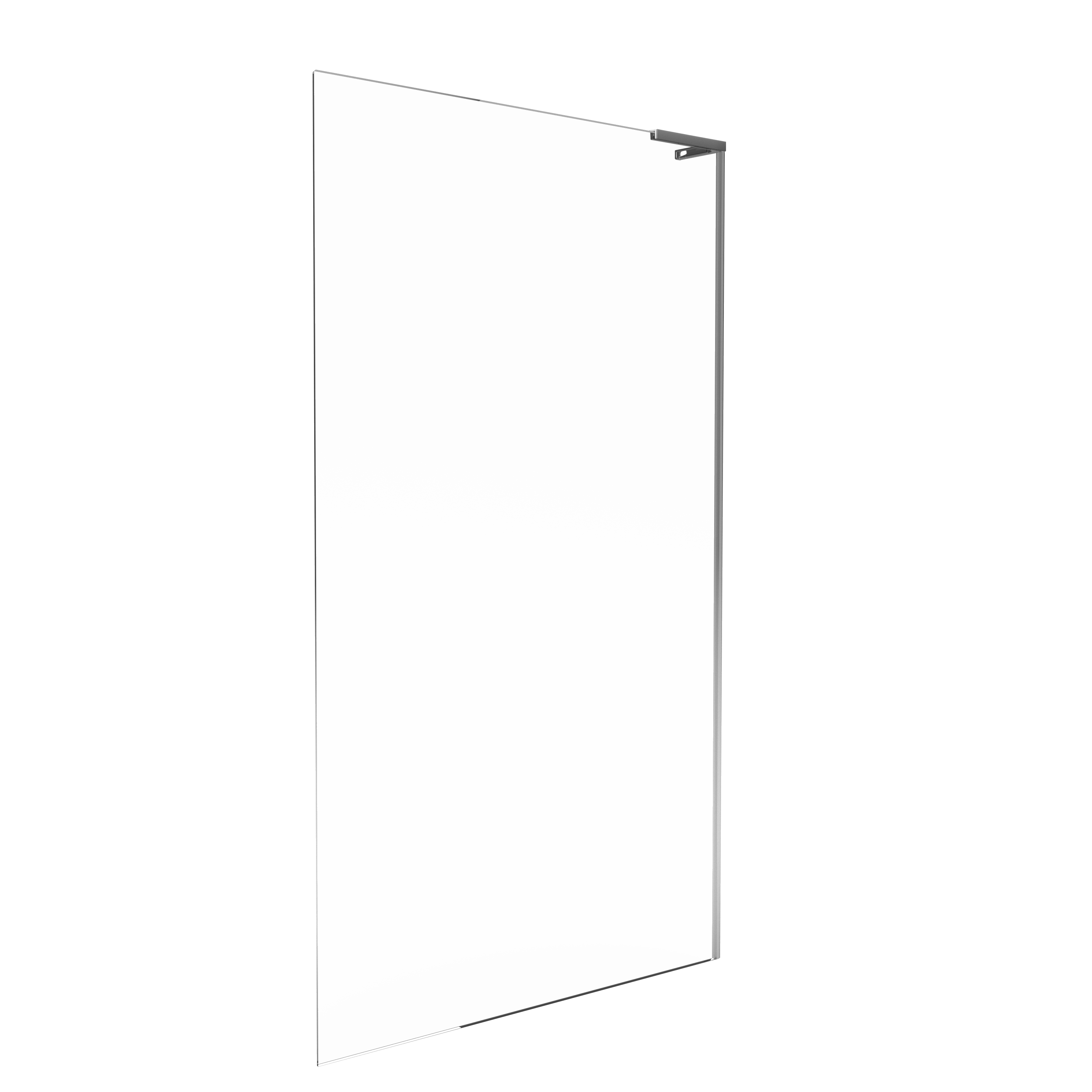 Kabina Walk-in Pure 90x200 transparentna profil chromowany Durasan