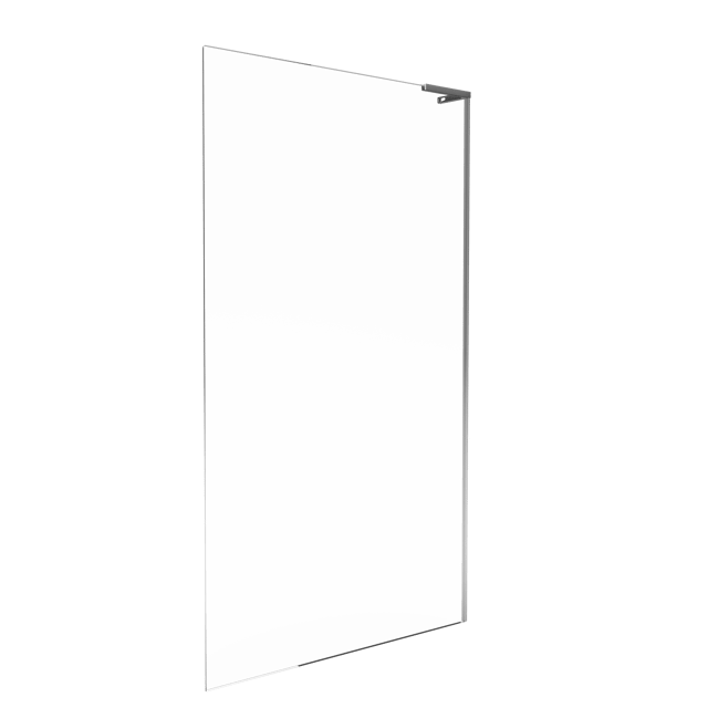 Kabina Walk-in Pure 90x200 transparentna profil chromowany Durasan