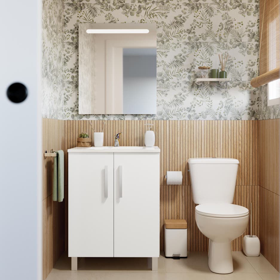 decorar baños con muebles