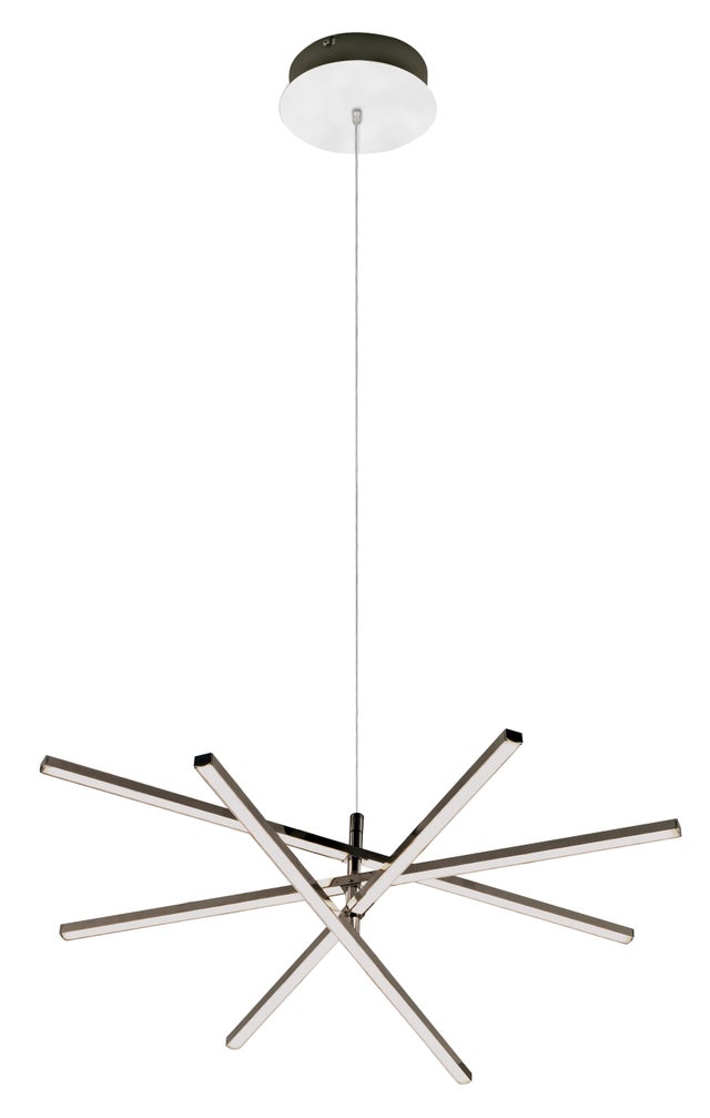 Lampadario LED moderno Concord grigio, luce naturale 2680 lumen, INSPIRE