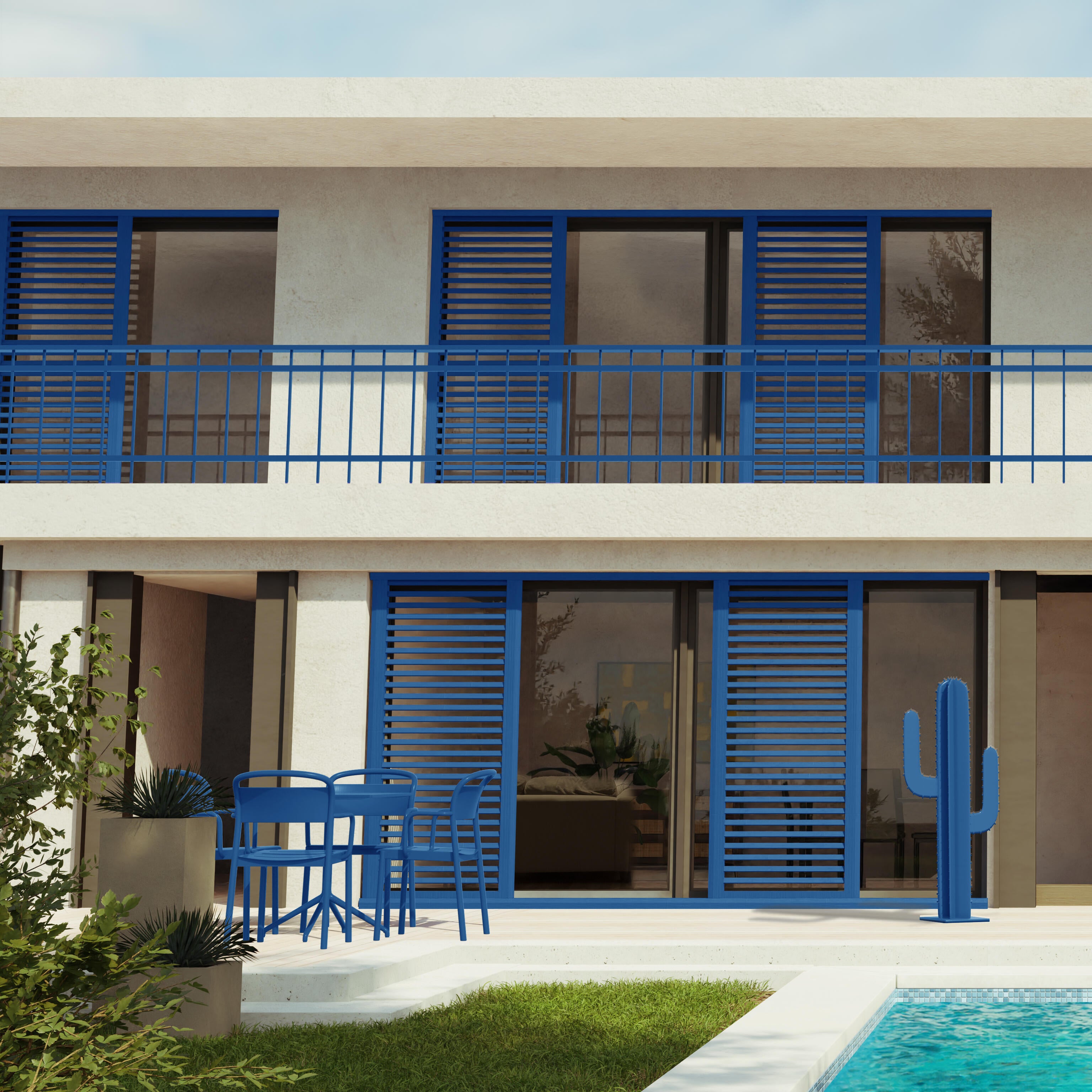 Peinture extérieure bois, aluminium, pvc . SYNTILOR indigo satiné 125ml - 4