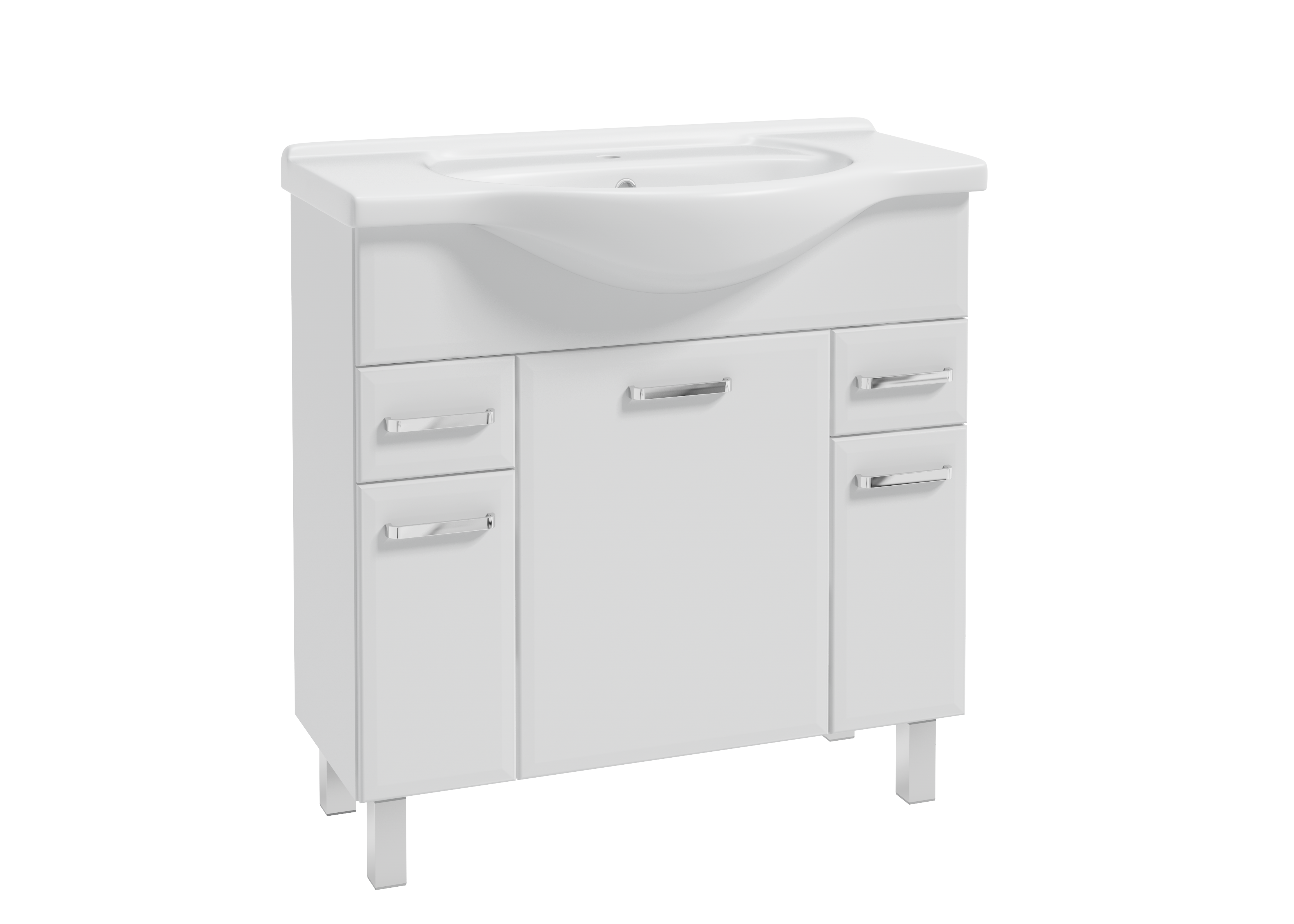 Umywalka ceramiczna Storm 85 Sensea - 5
