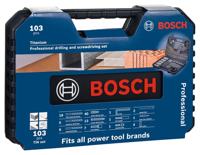 Zestaw wierteł V-Line Bosch 103 szt.