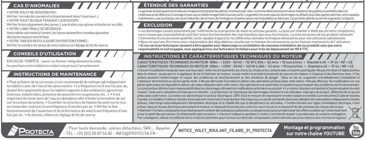 Moteur pour volet roulant - 3