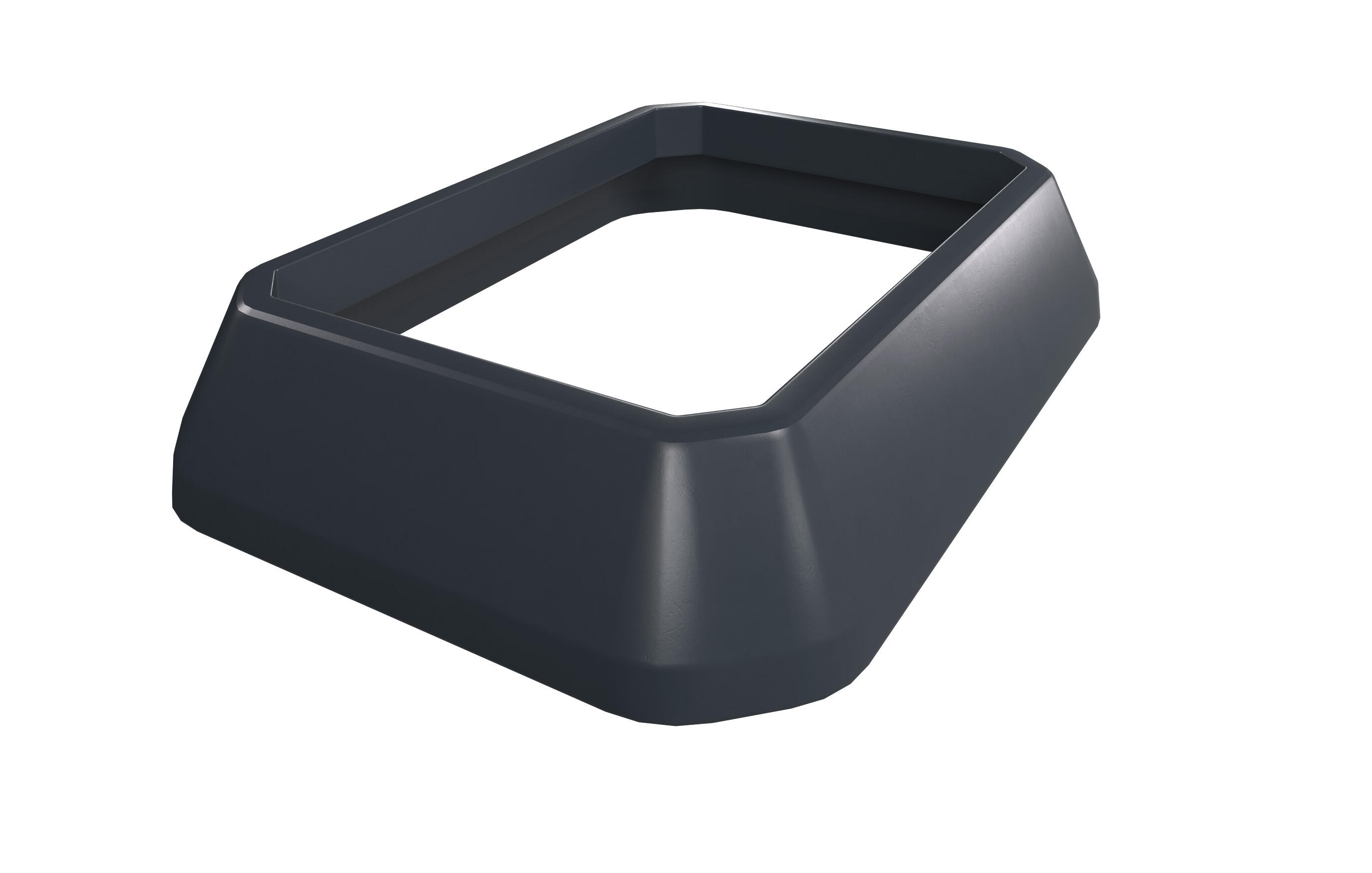 Poste base de pvc antracita clea