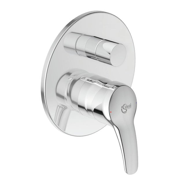 Rubinetto per incasso vasca getto laminare cristallino monocomando Oglio cromo lucido IDEAL STANDARD