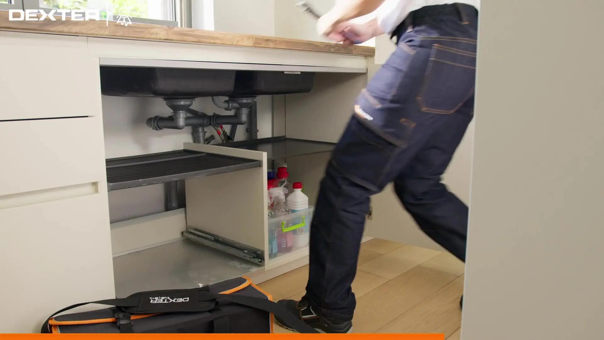 Bermuda de trabalho cinzento tamanho L Dexter - 7