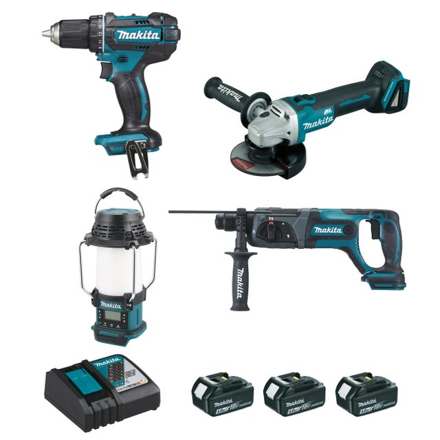 Pack de 3 outils sans fils MAKITA Lot0333, 3 batteries 4Ah