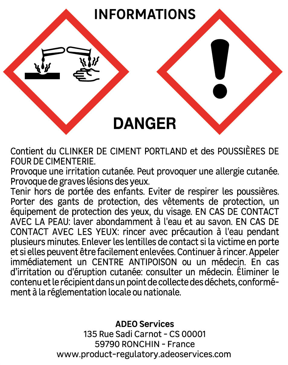 Colle en poudre sol/mur, int/ext, max 60X60cm, gris dont 20% gratuits AXTON 25KG - 7