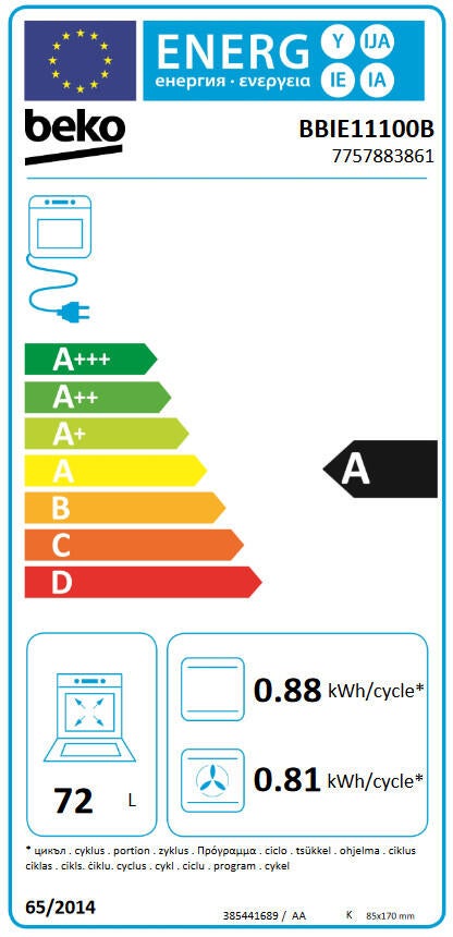 Piekarnik do zabudowy BBIE11100B Beko - 2