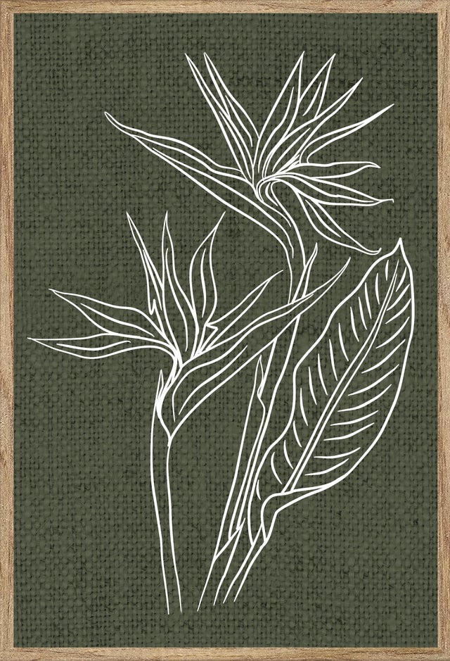 Quadro com moldura Deco Art relevo Ave 20x30 cm