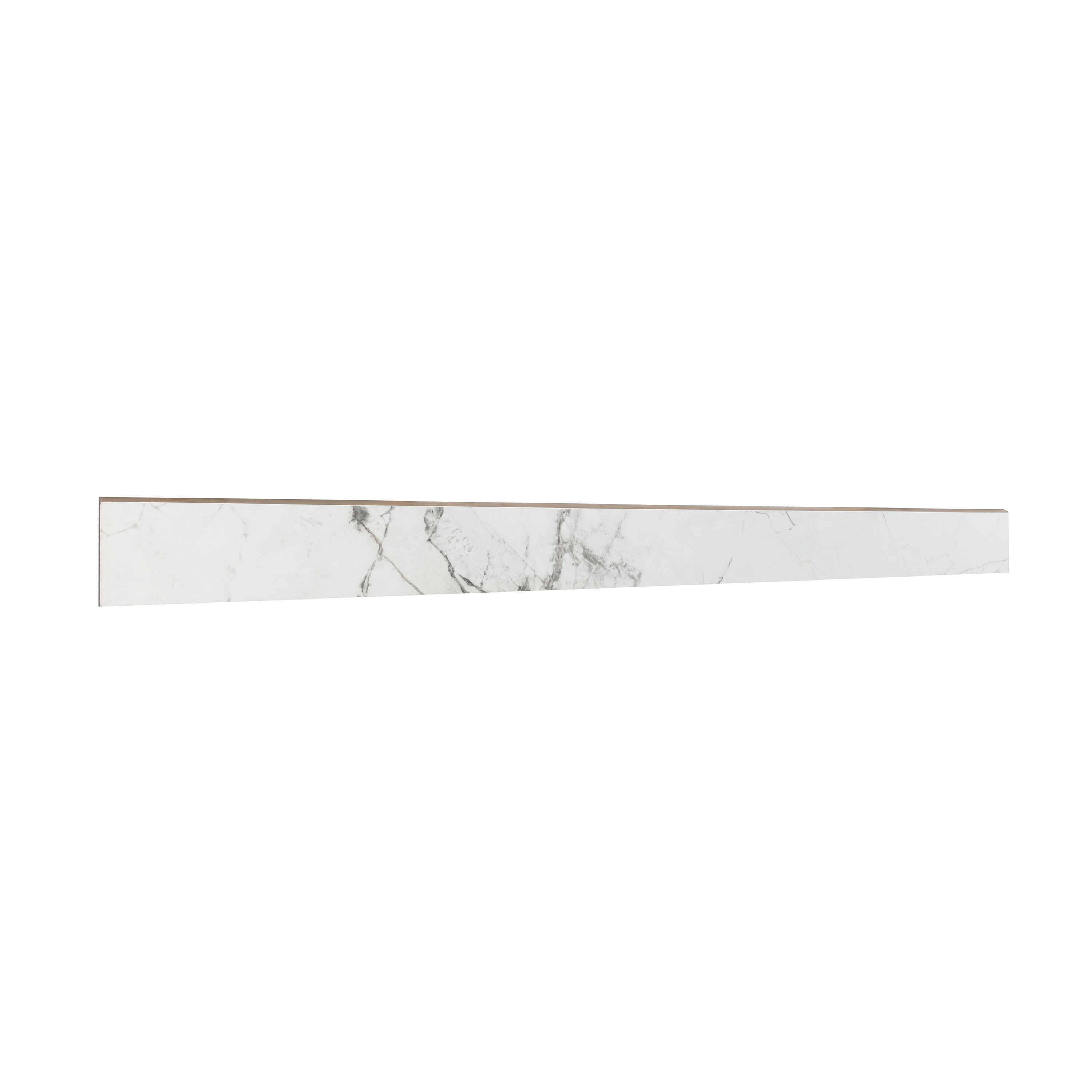 Rodapié porcelánico marmi 120x9 cm mármol nieve artens